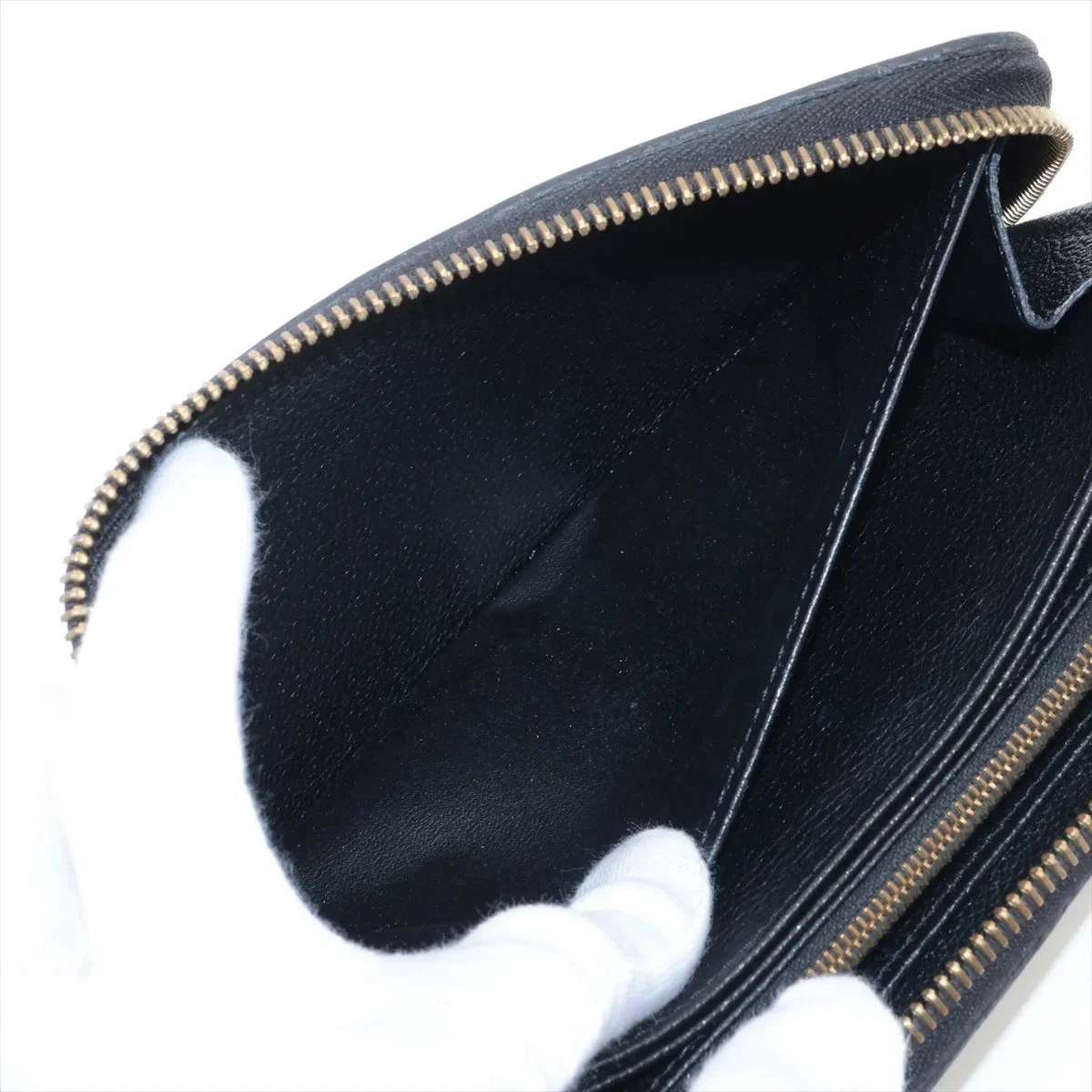 Louis Vuitton Empreinte Zippy Wallet M61864 Noir Zip Round Wallet