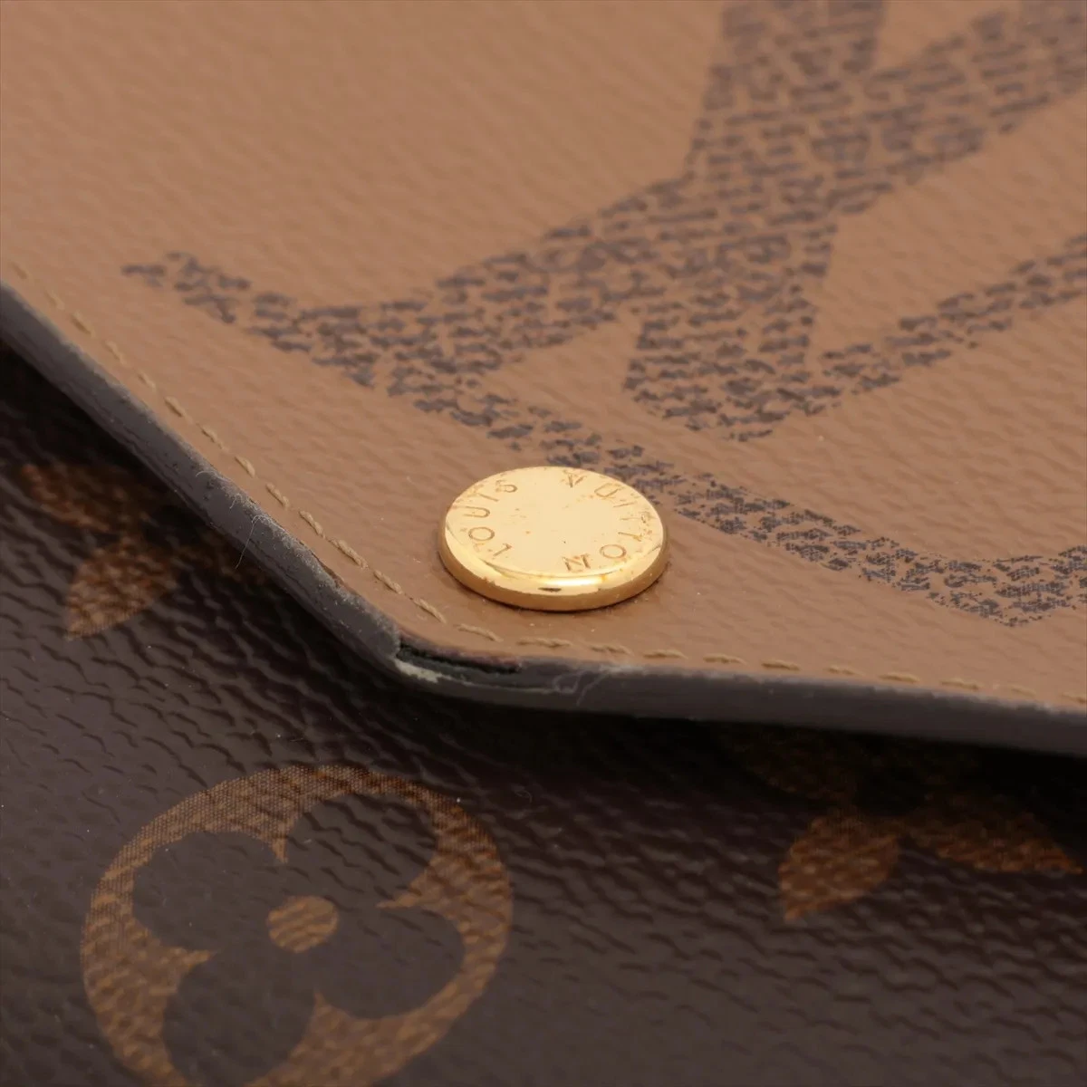 Louis Vuitton Giant Monogram Reverse Portefeuille Sarah M80726 Marron Long Walle