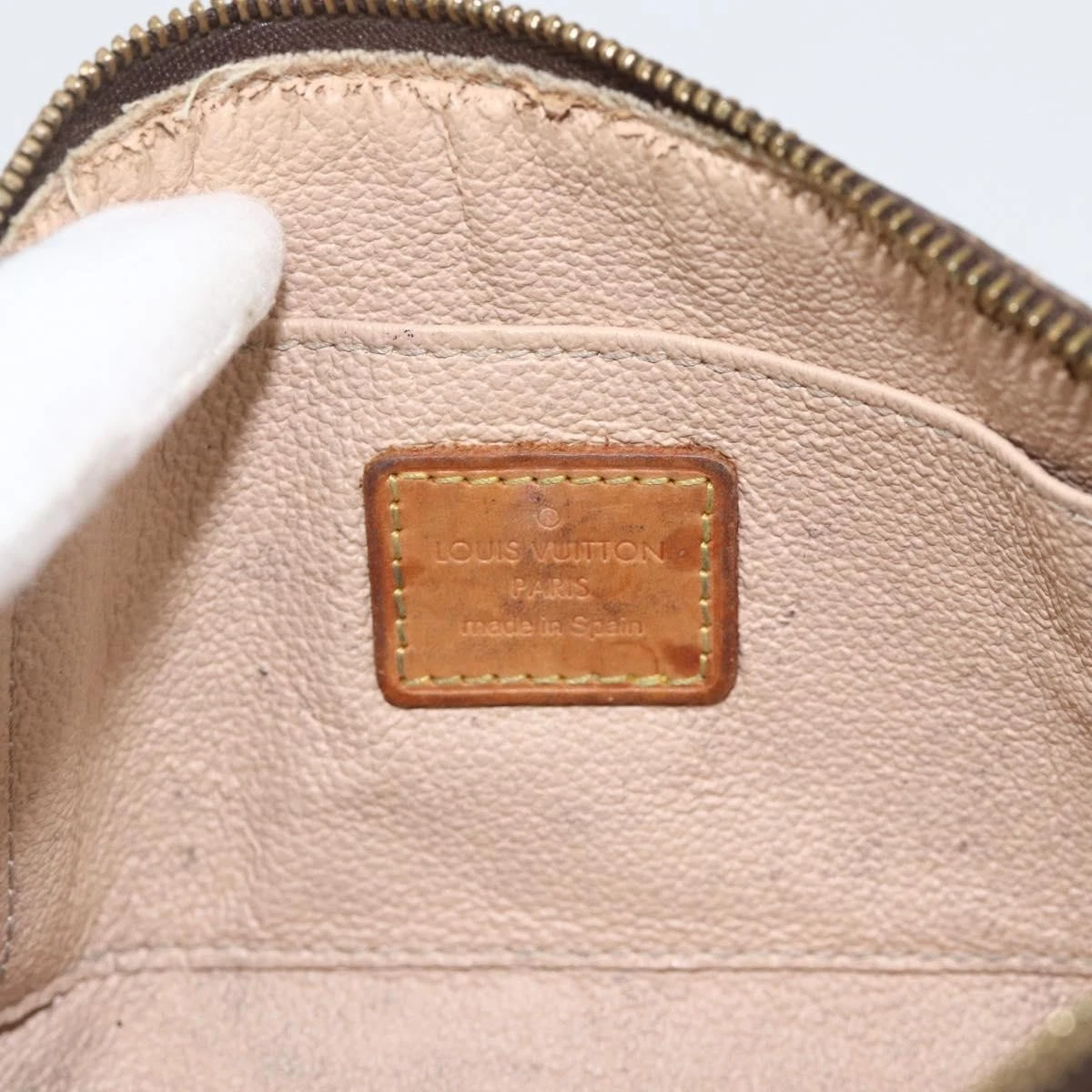 LOUIS VUITTON Monogram Pochette Cosmetic PM Pouch M43998 LV Auth BAZ755