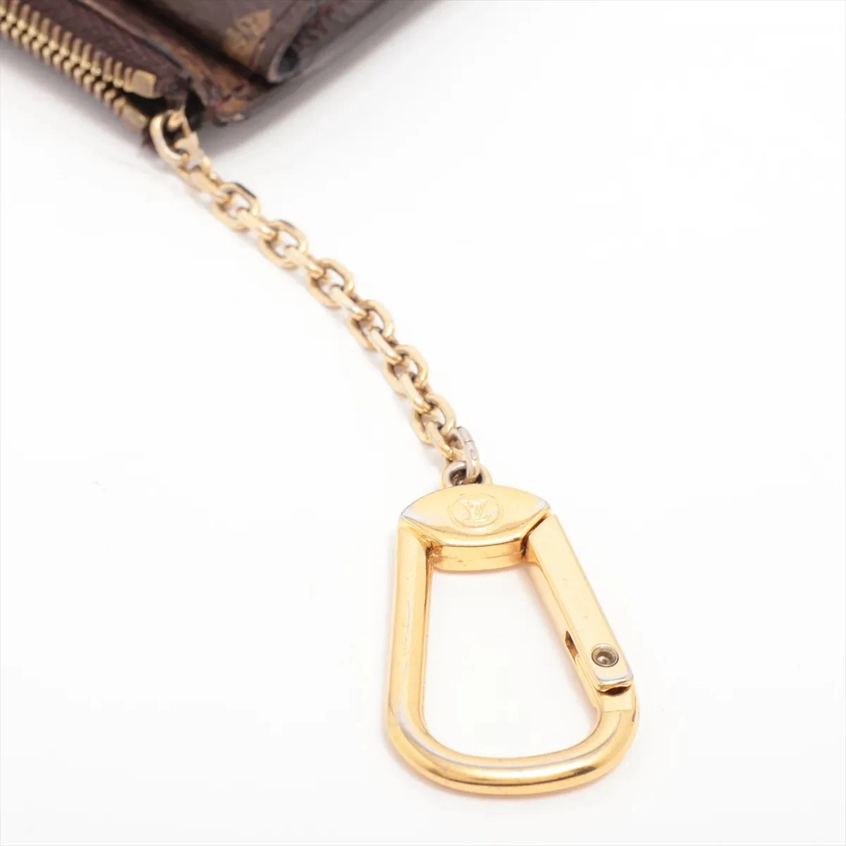 Louis Vuitton Monogram Porto Cartolecto Verso M69431 Black × Brown Coin Purse Th