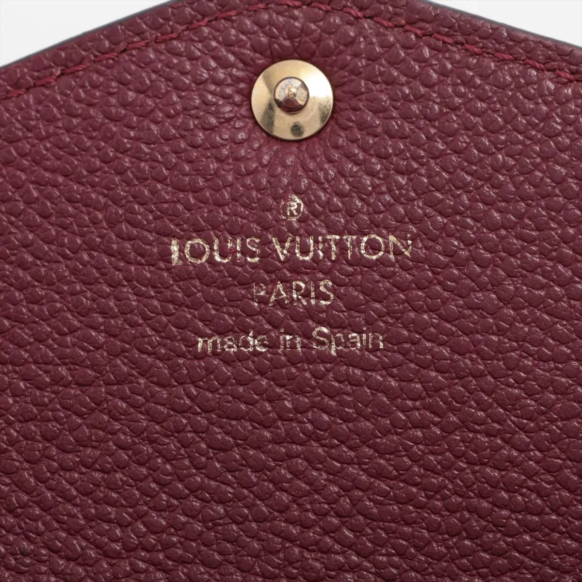 $1030 Louis Vuitton Empreinte Sarah Wallet NM Raisin Long Wallet
