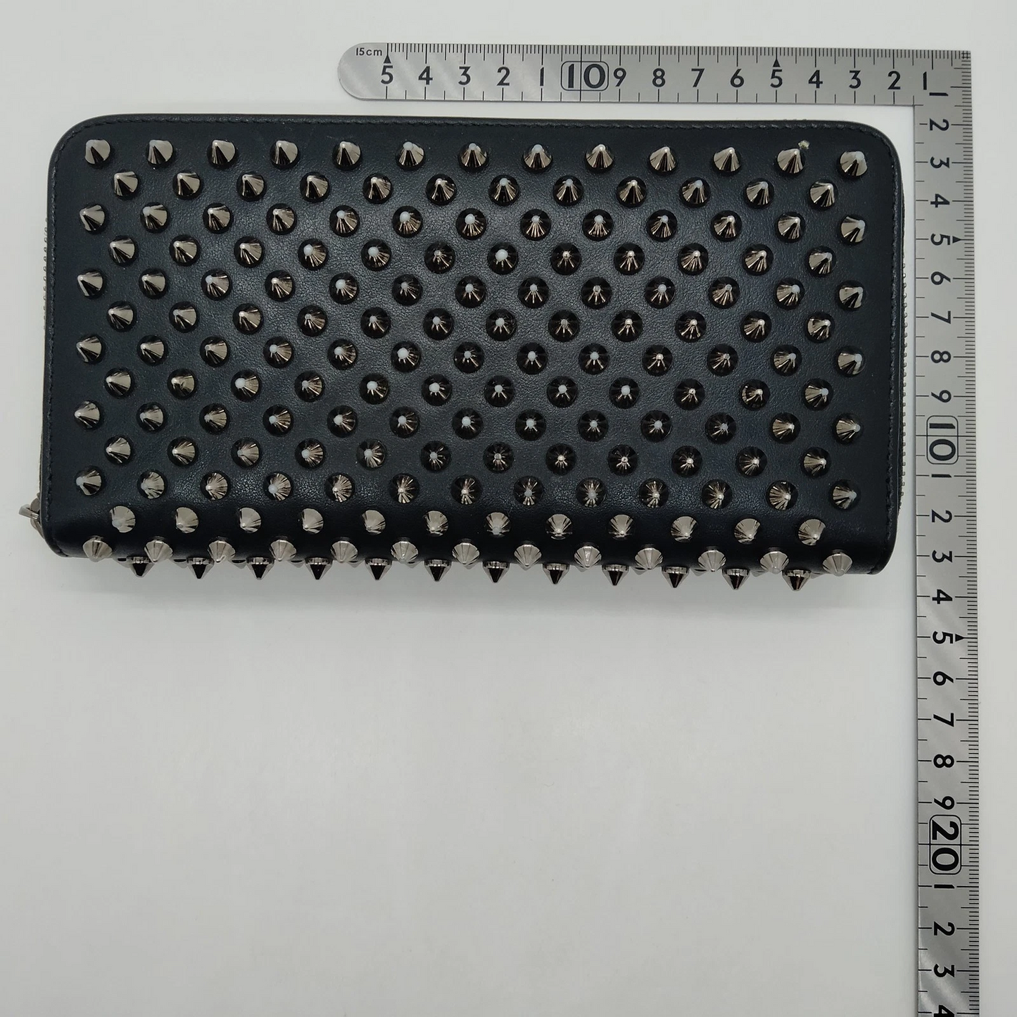 Christian Louboutin Long Wallet Black Leather
