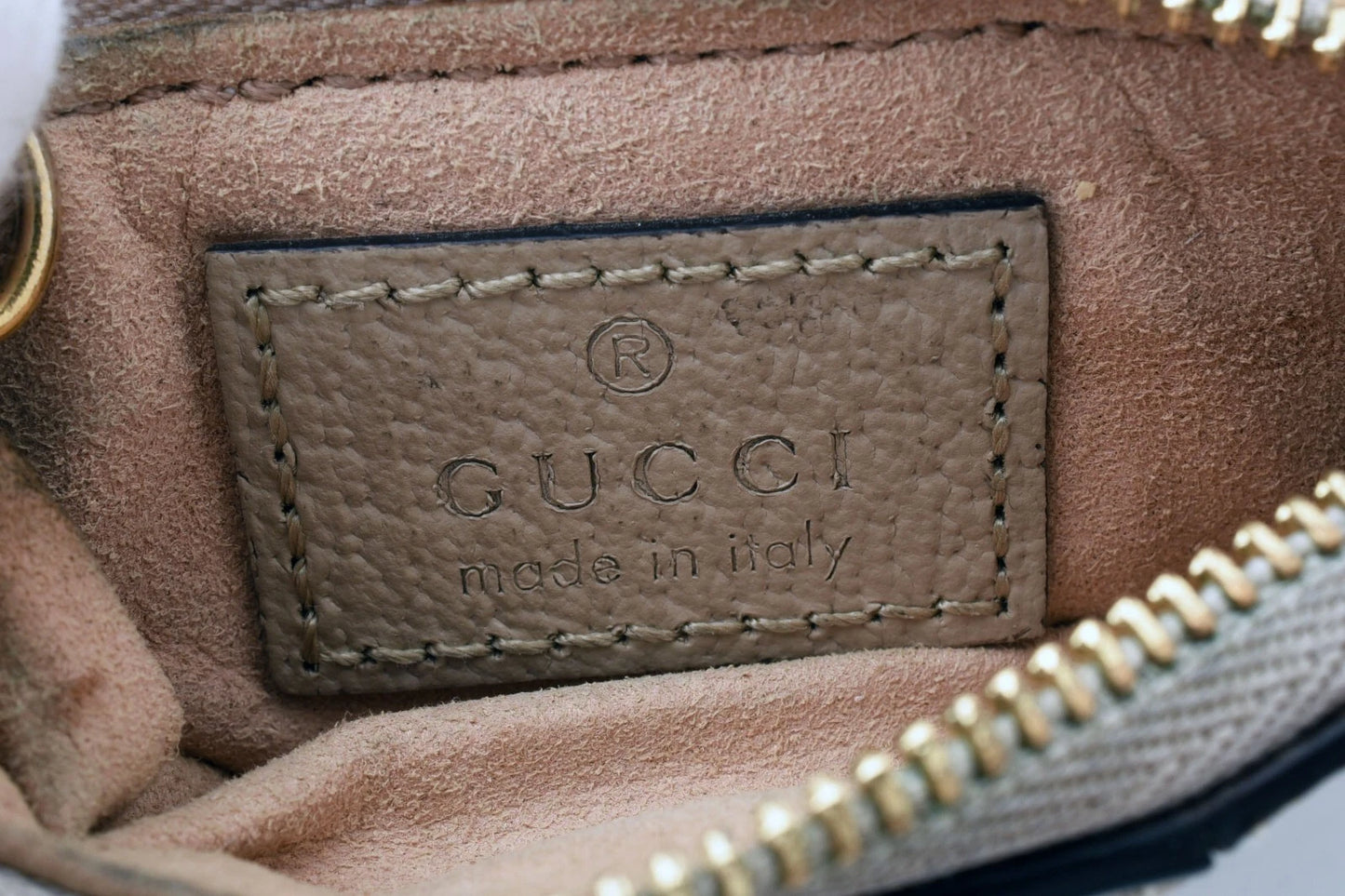 $410 GUCCI Ophidia GG Sherry Line Marmont Coin Case Purse Wallet PVC Double