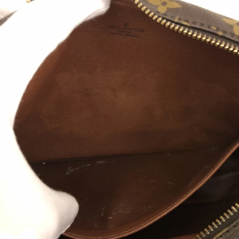 EGA Louis Vuitton Monogram Compiegne 23 Clutch Hand Bag Brown/8CG0548