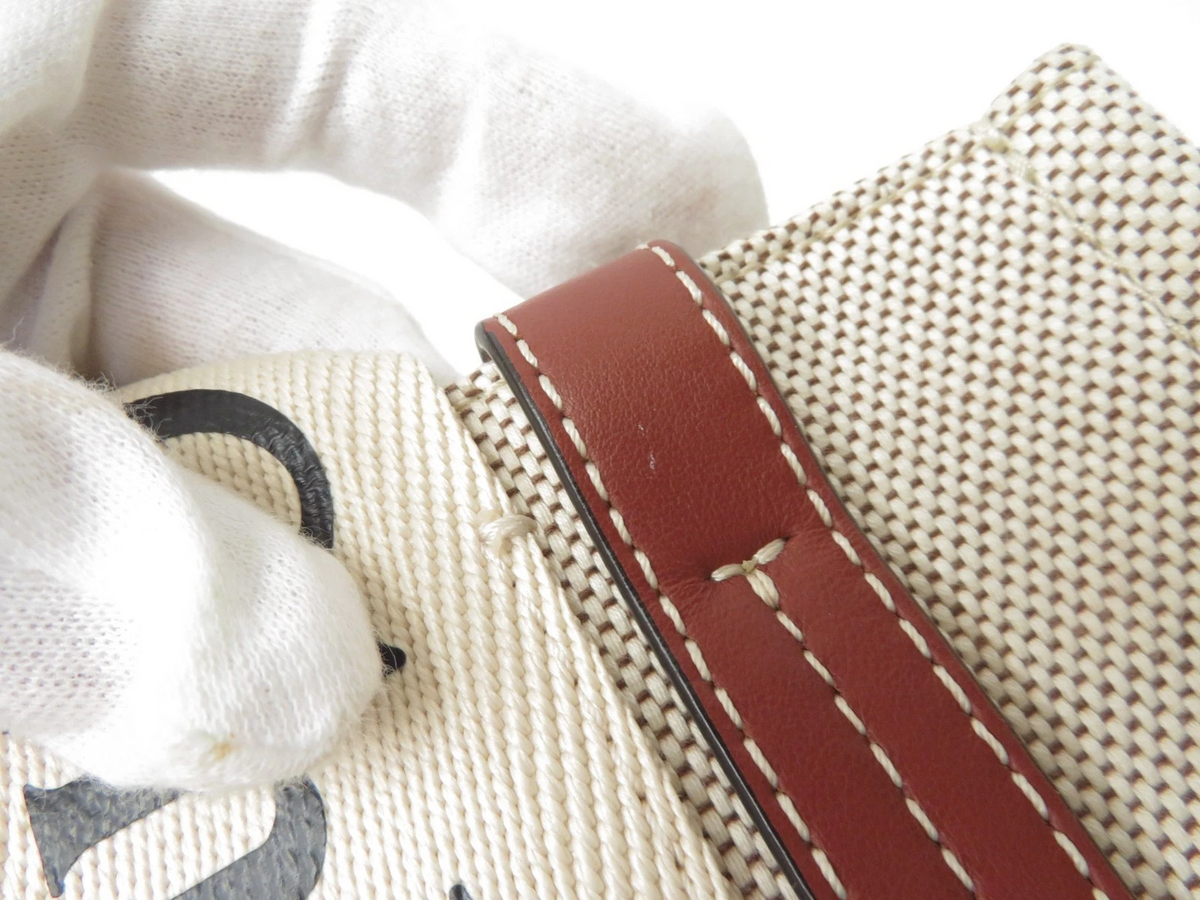 $990 2021 Chloe Woody Canvas Small Tote Bag C04T4P