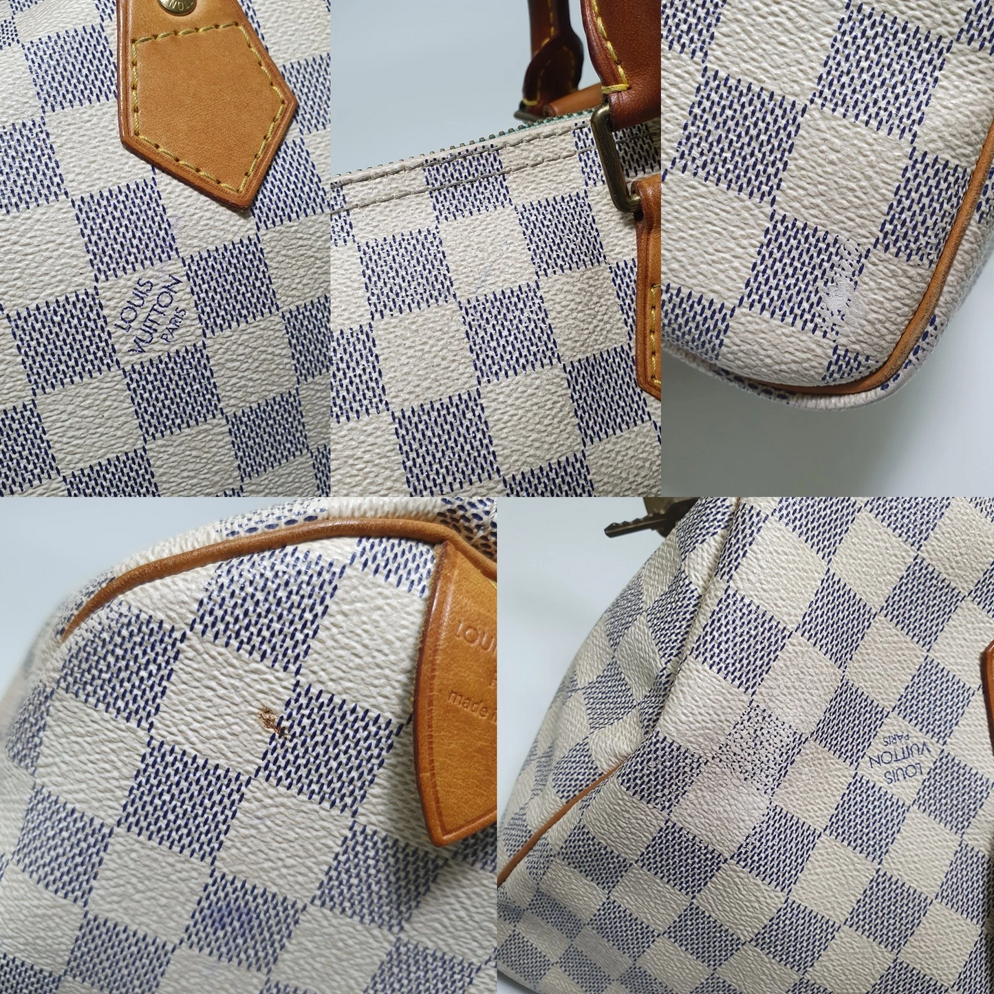 Louis Vuitton Speedy 30 Damier Azur DU1170