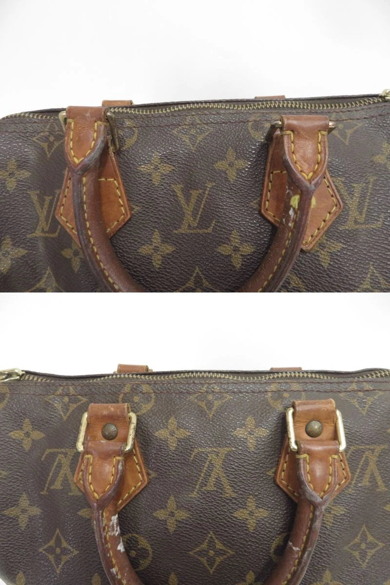 Louis Vuitton Speedy 25 Handbag Monogram Brown SP1928