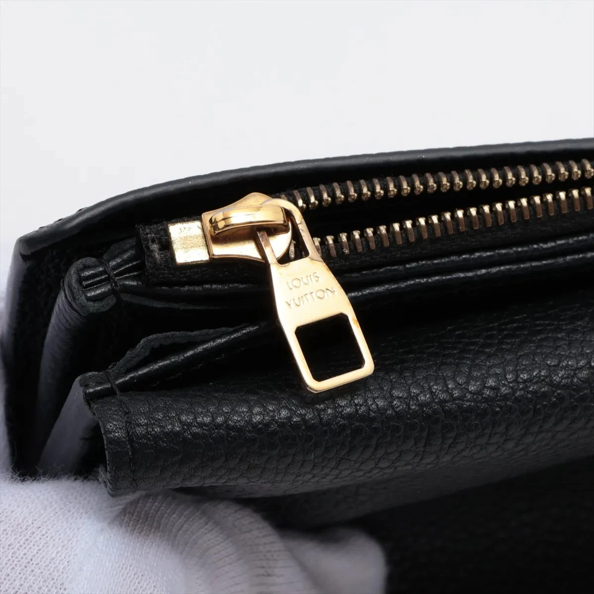 Louis Vuitton Empreinte Portefeuille Sarah M61182 Noir Long Wallet