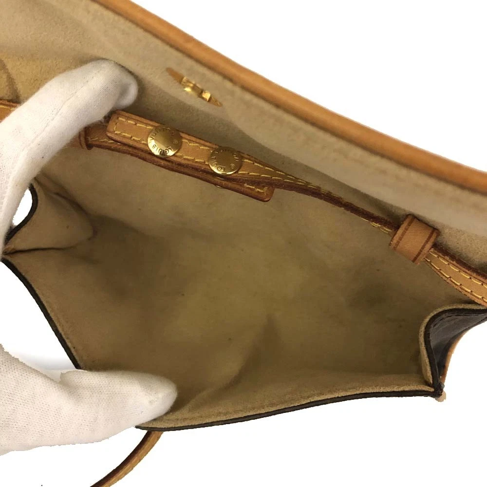 $630 1999 Louis Vuitton Monogram Pochette Twin PM Shoulder Bag Pouch (SD1909)