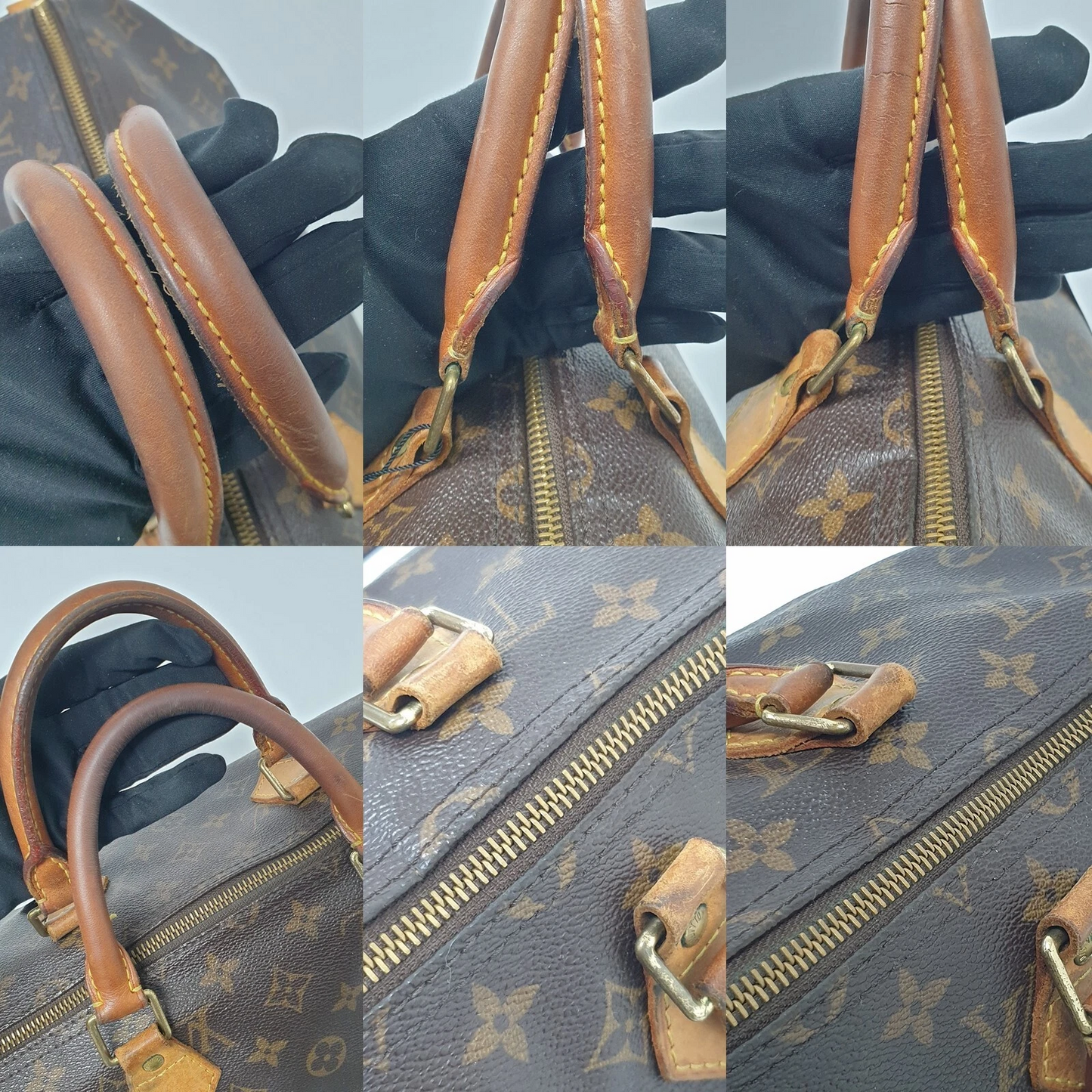 $1700 2005 Louis Vuitton Speedy 35 Monogram AA0065