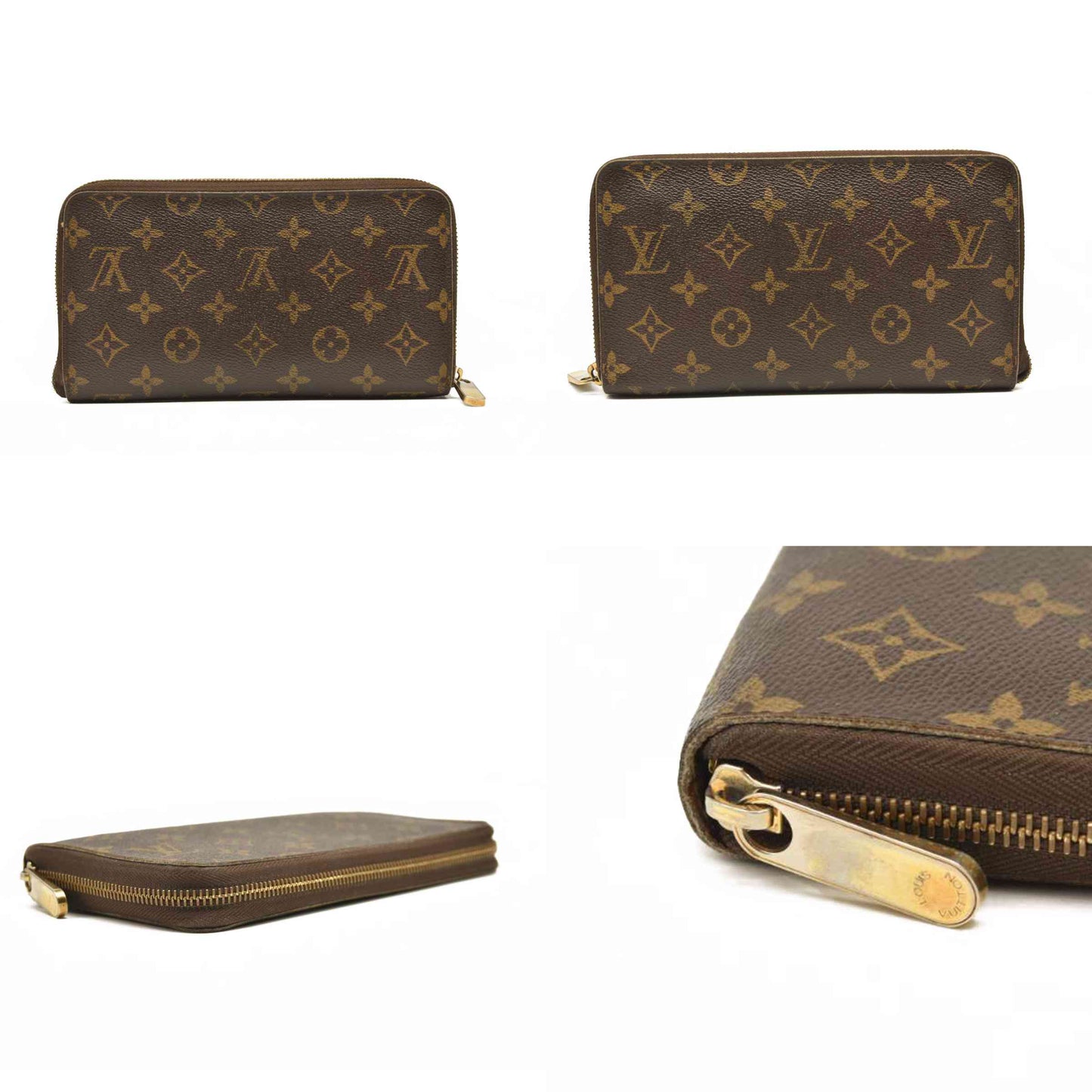 LOUIS VUITTON Monogram Zippy Organizer Wallet VI0076
