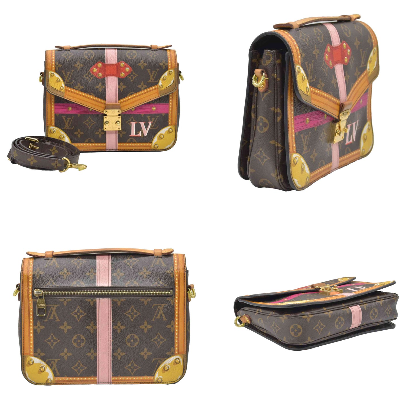 Louis Vuitton Monogram Summer Trunks Pochette Metis