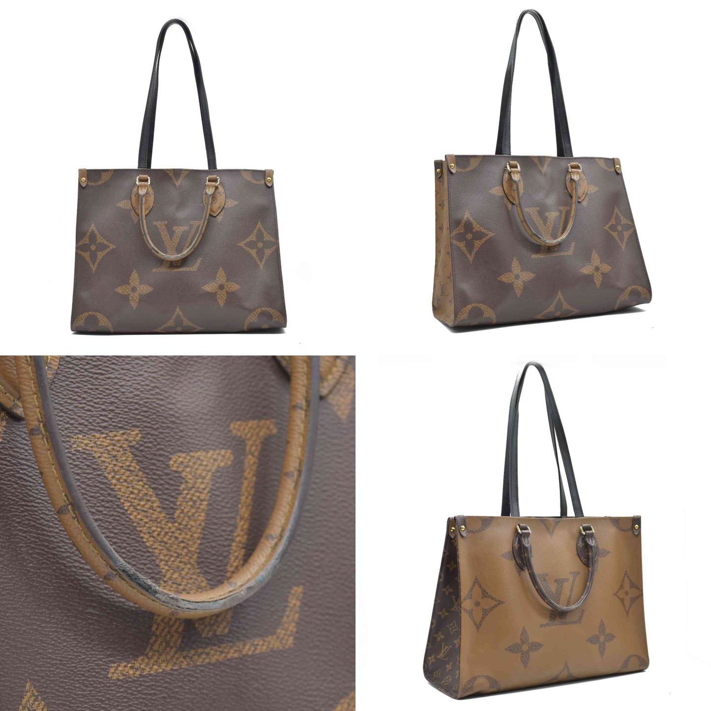 $3300 Louis Vuitton Monogram Reverse Giant OnTheGo MM AUCTION