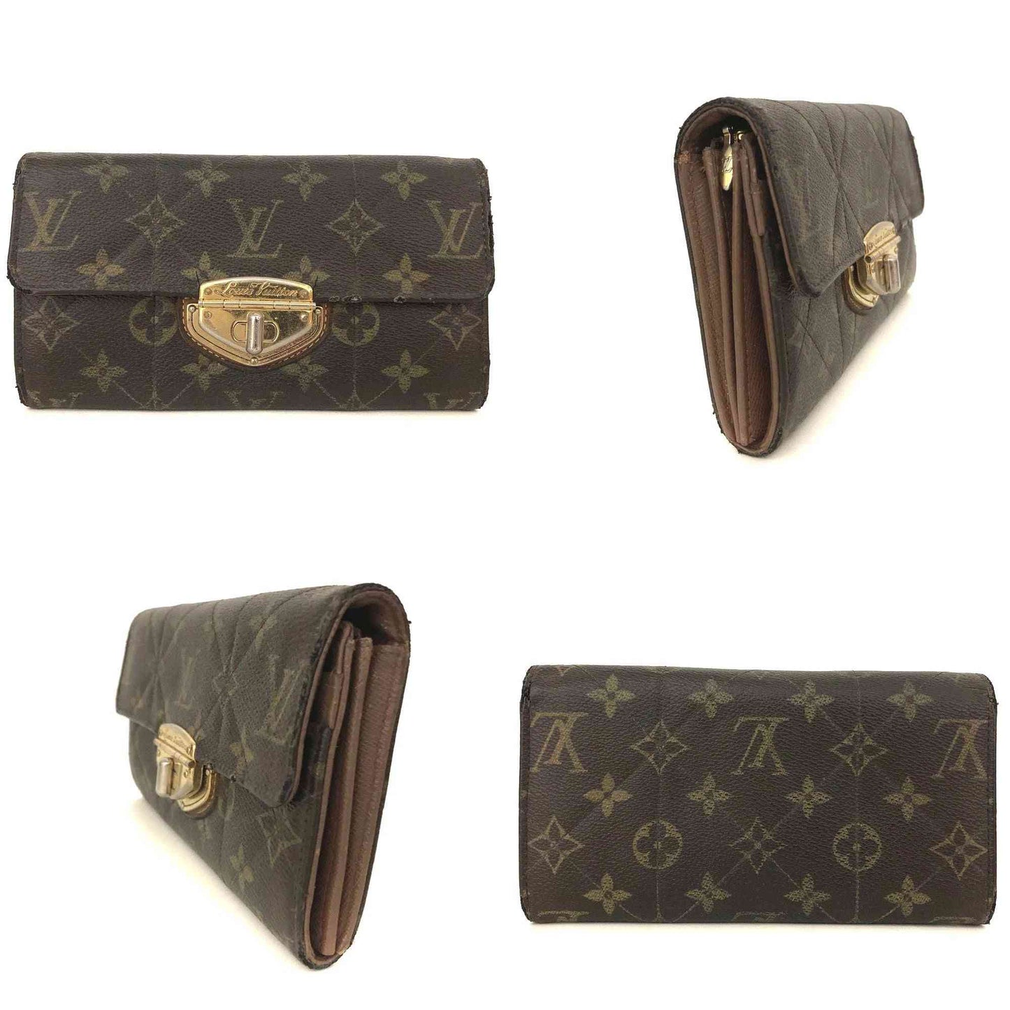Louis Vuitton Monogram Etoile Porte Feuille Sarah Long Bifold Wallet SP4028