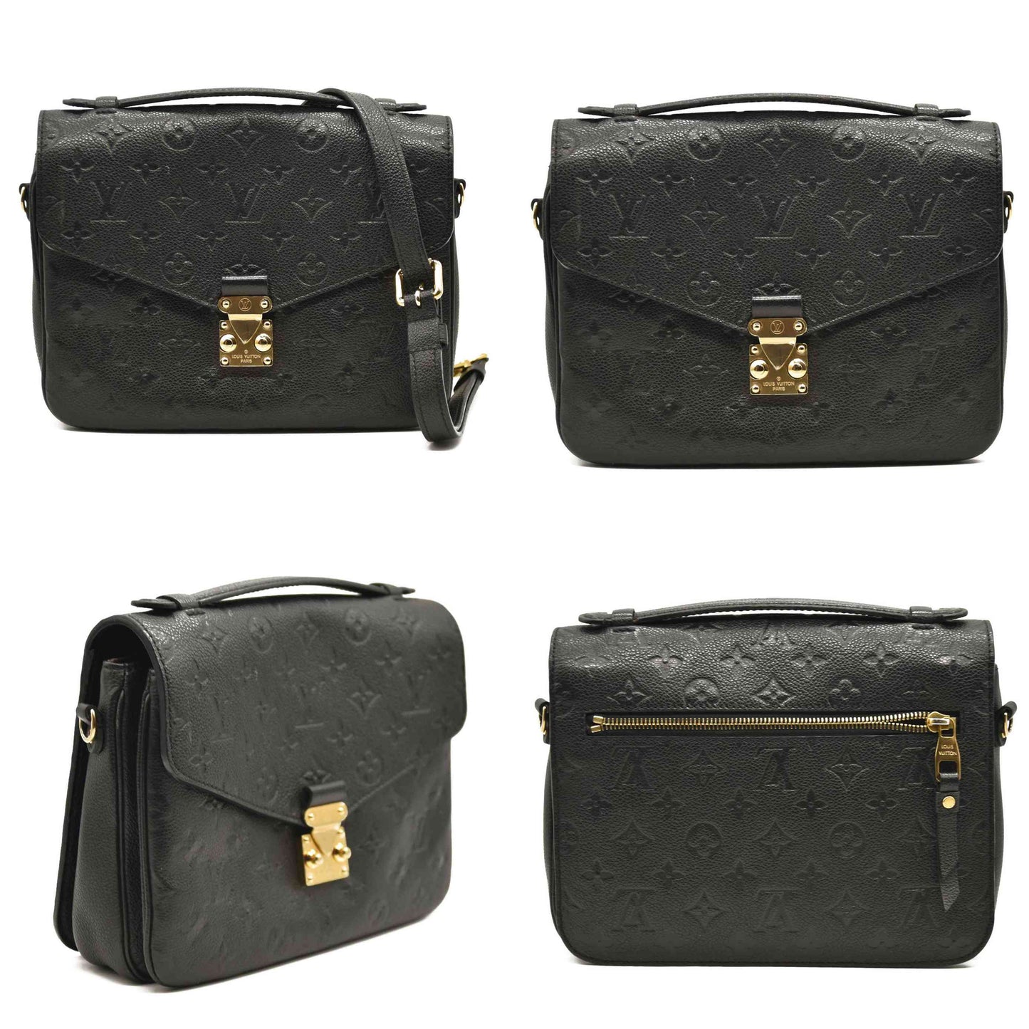 LOUIS VUITTON  Empreinte Pochette Metis Black DU1169