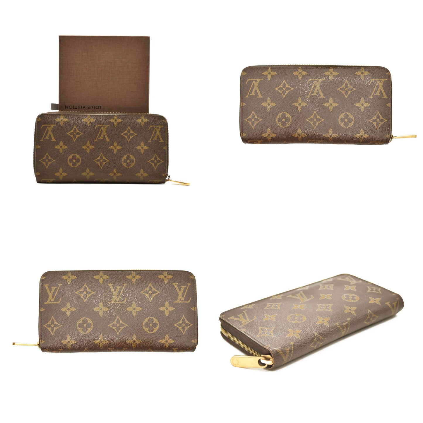 LOUIS VUITTON  Monogram Zippy Wallet Rose Ballerine CA0186