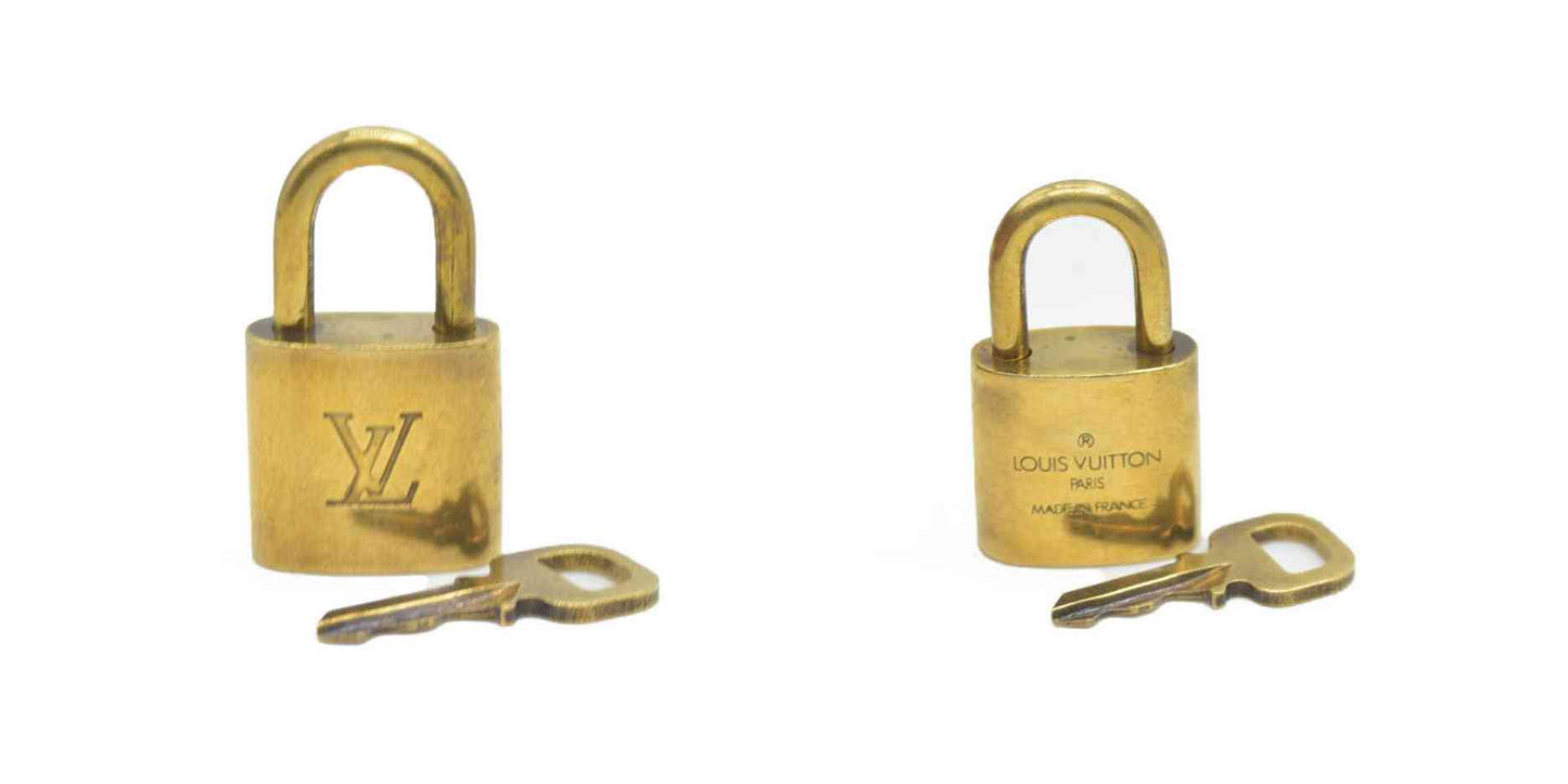 Louis Vuitton Brass Lock and Key Set #313