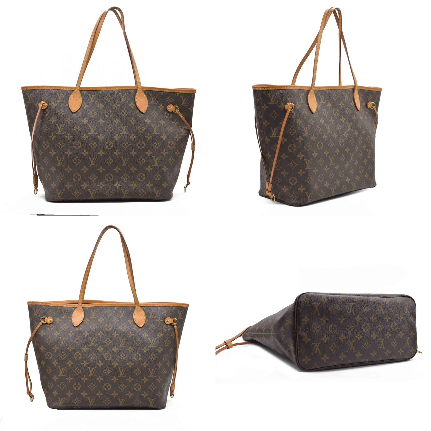 $2170 Louis Vuitton Monogram Neverfull MM SD214 CONSIGNMENT