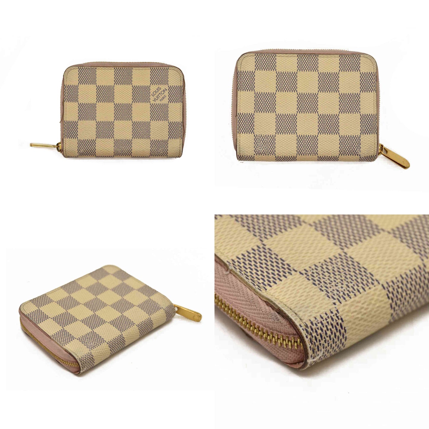 Louis Vuitton  Damier Azur Zippy Coin Purse TN0250