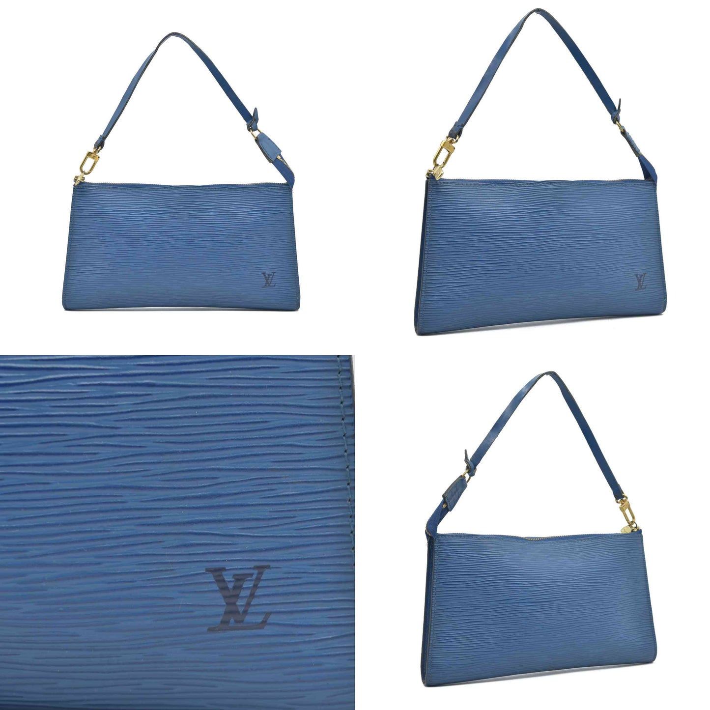 $1560 Louis Vuitton Epi Pochette Accessories Pouch Bag