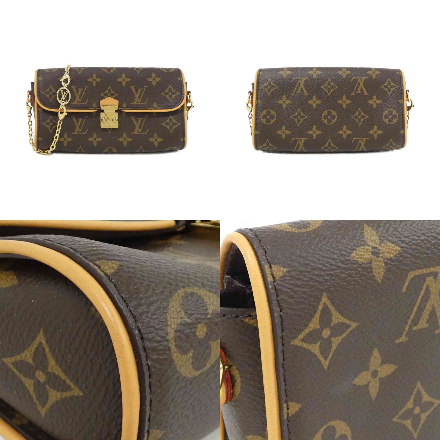 $1680 RFID Louis Vuitton Monogram Pochette Camille Crossbody