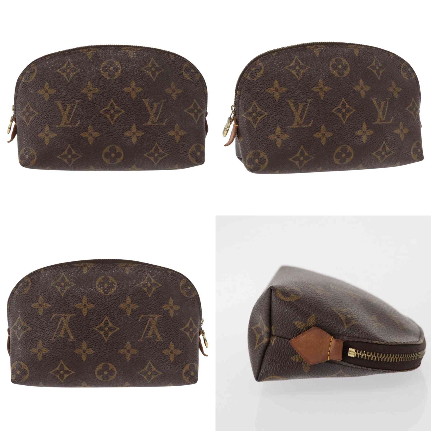 $625 2001 LOUIS VUITTON Monogram Cosmetic Pouch CA0091