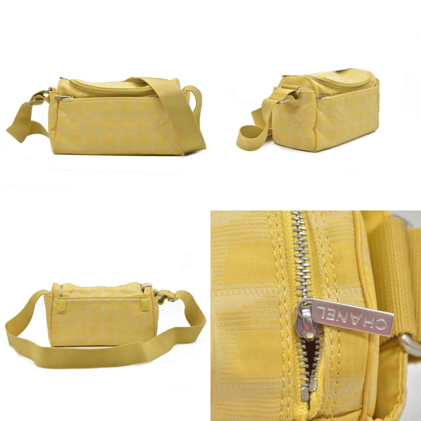 Chanel Travel Ligne Barrel Bag Yellow CONSIGNEMT