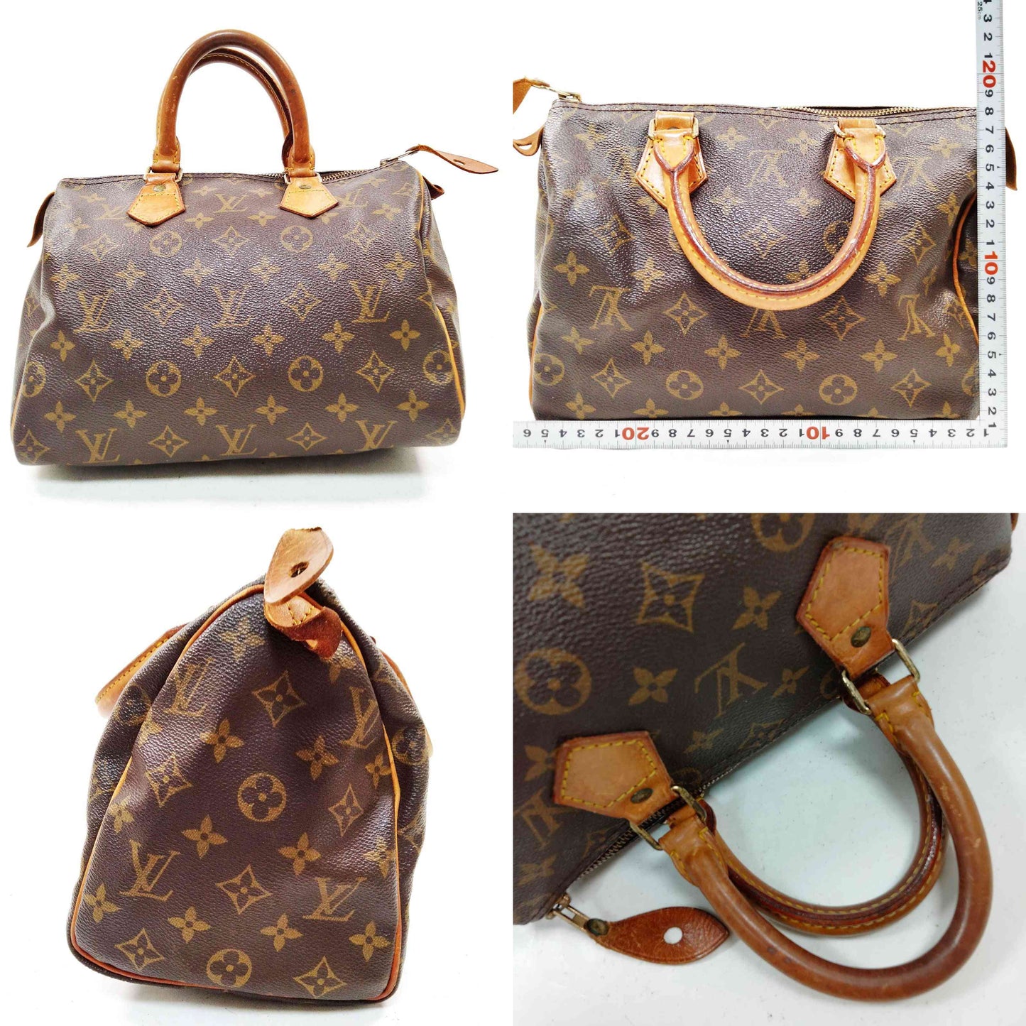 $1490 1988 Louis Vuitton Monogram Speedy 25 MI8812