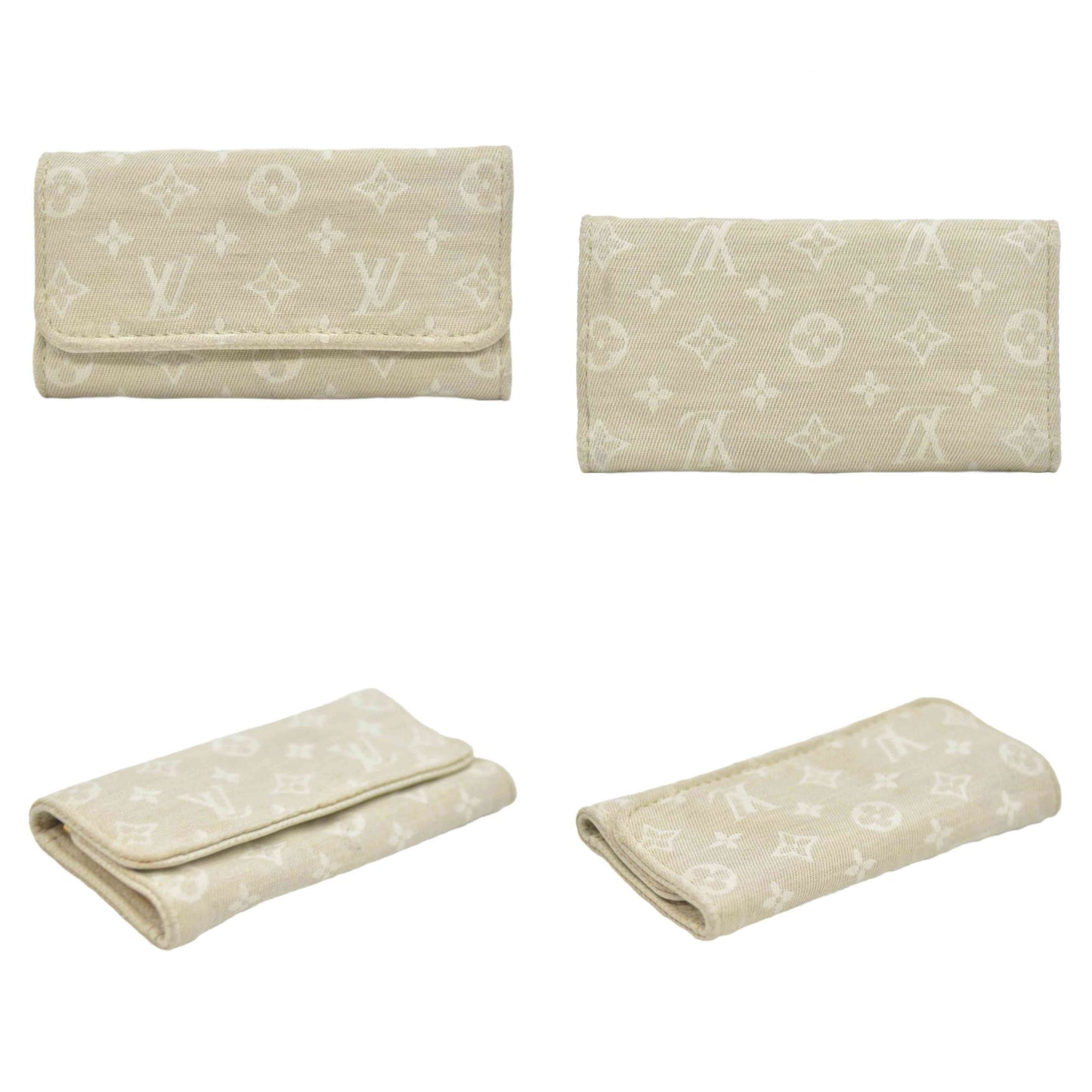 $250 LOUIS VUITTON Monogram Mini Lin 4 Key Holder CONSIGNMENT