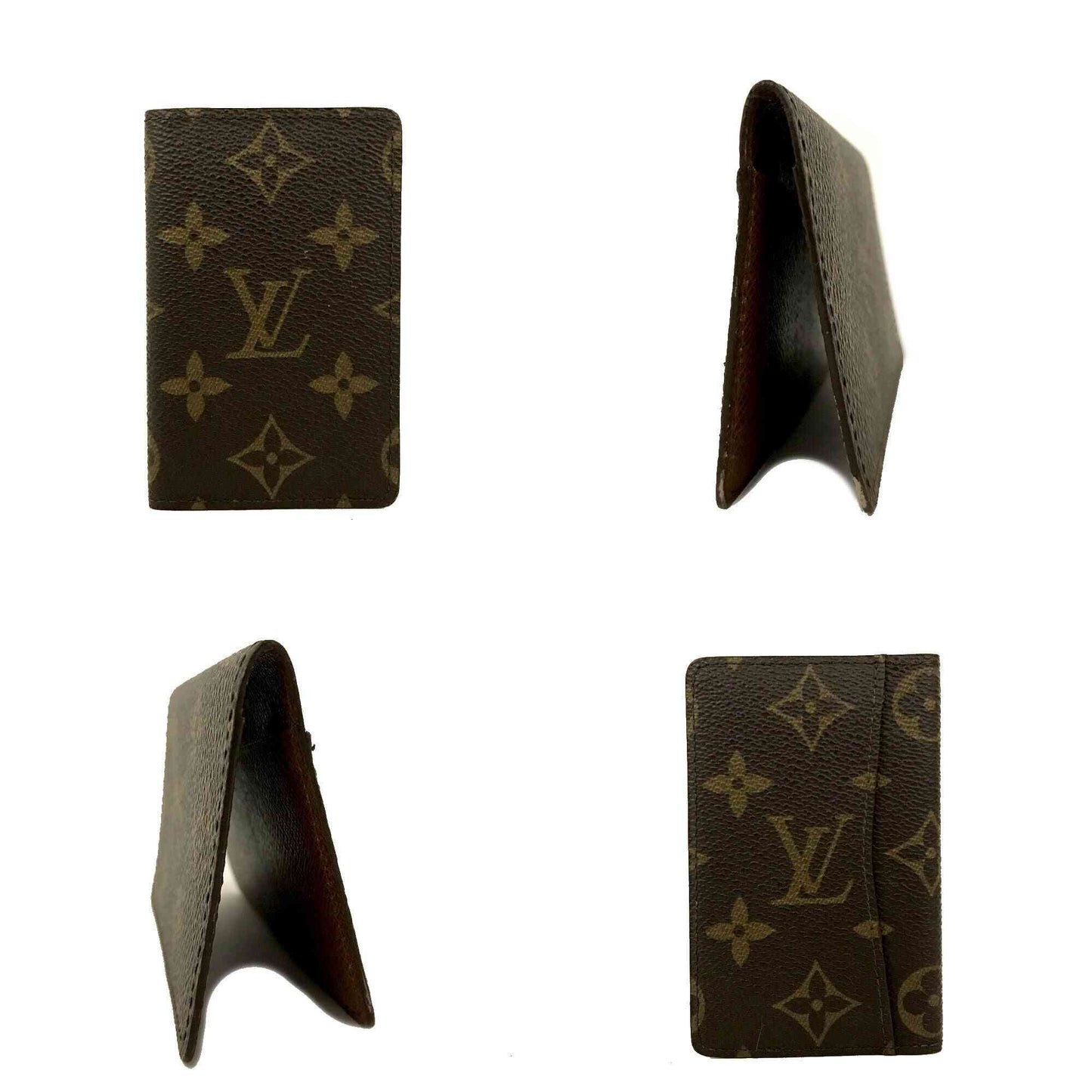 Louis Vuitton  Monogram Pocket Organizer Card Holder RA1913