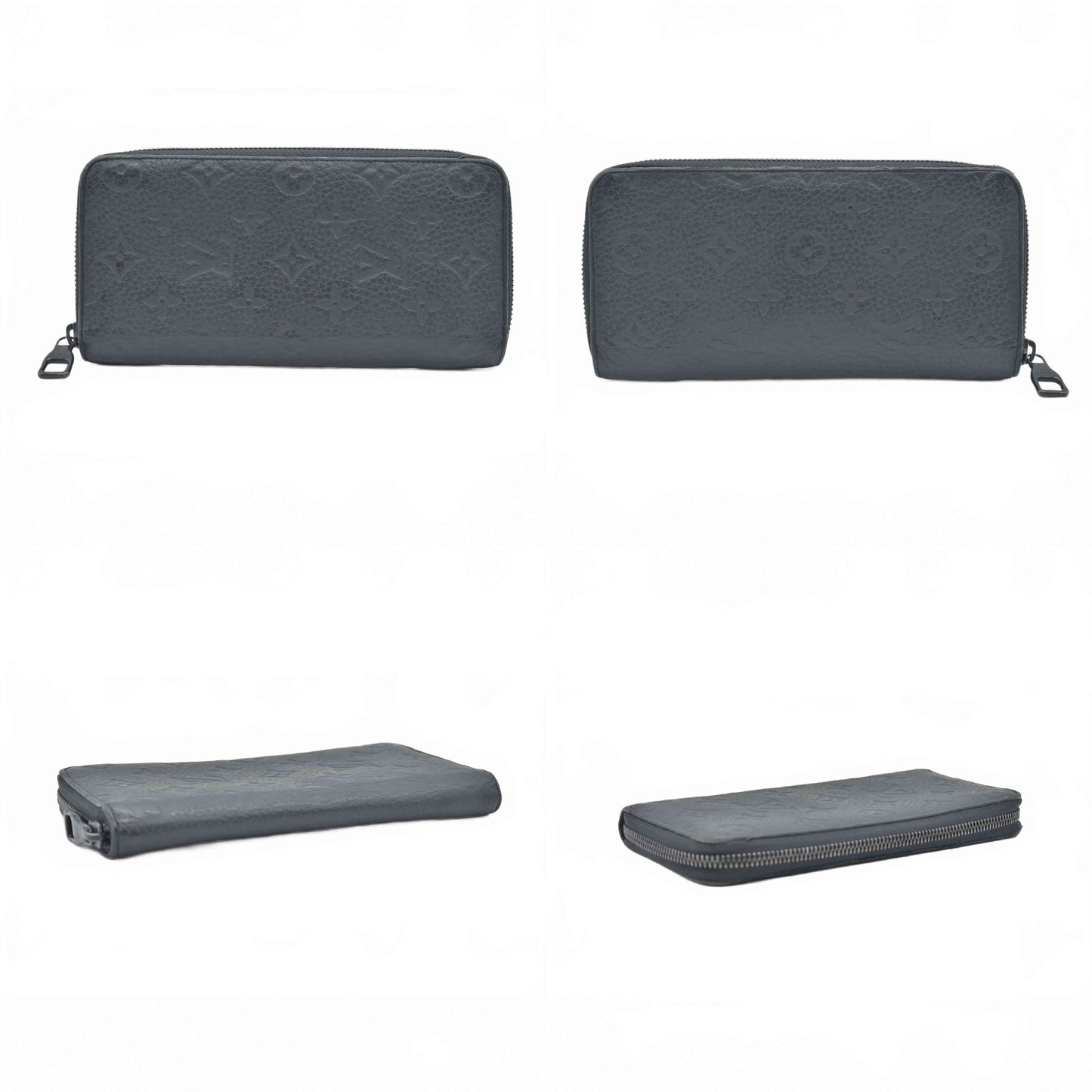 $1210 RFID Louis Vuitton Monogram Empreinte Vertical Zippy Round Long Wallet