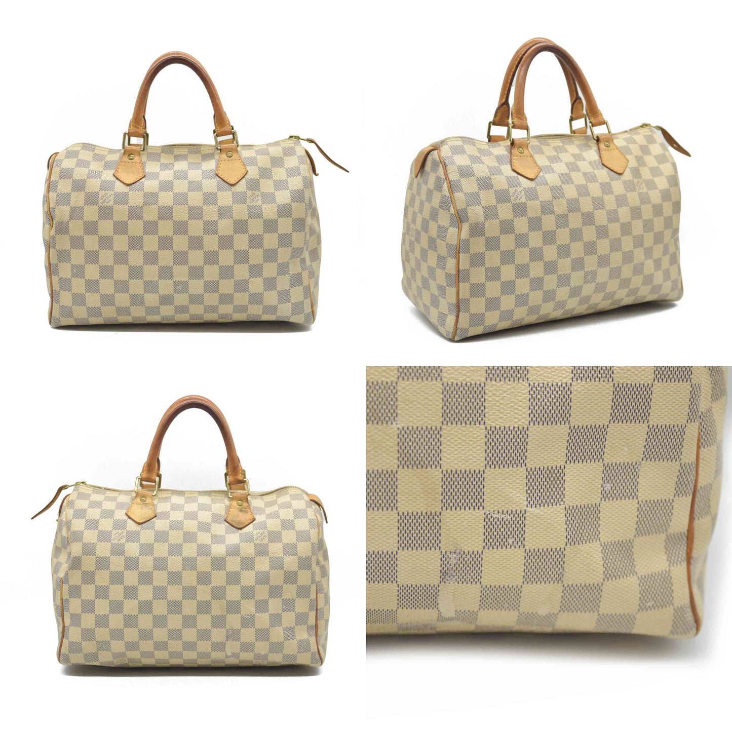 AUCTION $1550 Damier Azur Speedy 30 SP3027