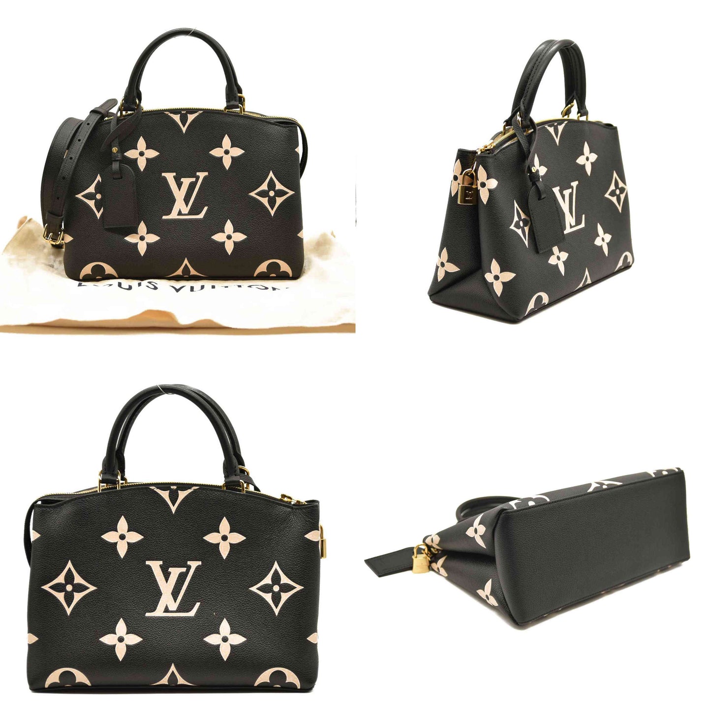 LOUIS VUITTON Petit Palais PM Bicolor Empreinte Shoulder Bag