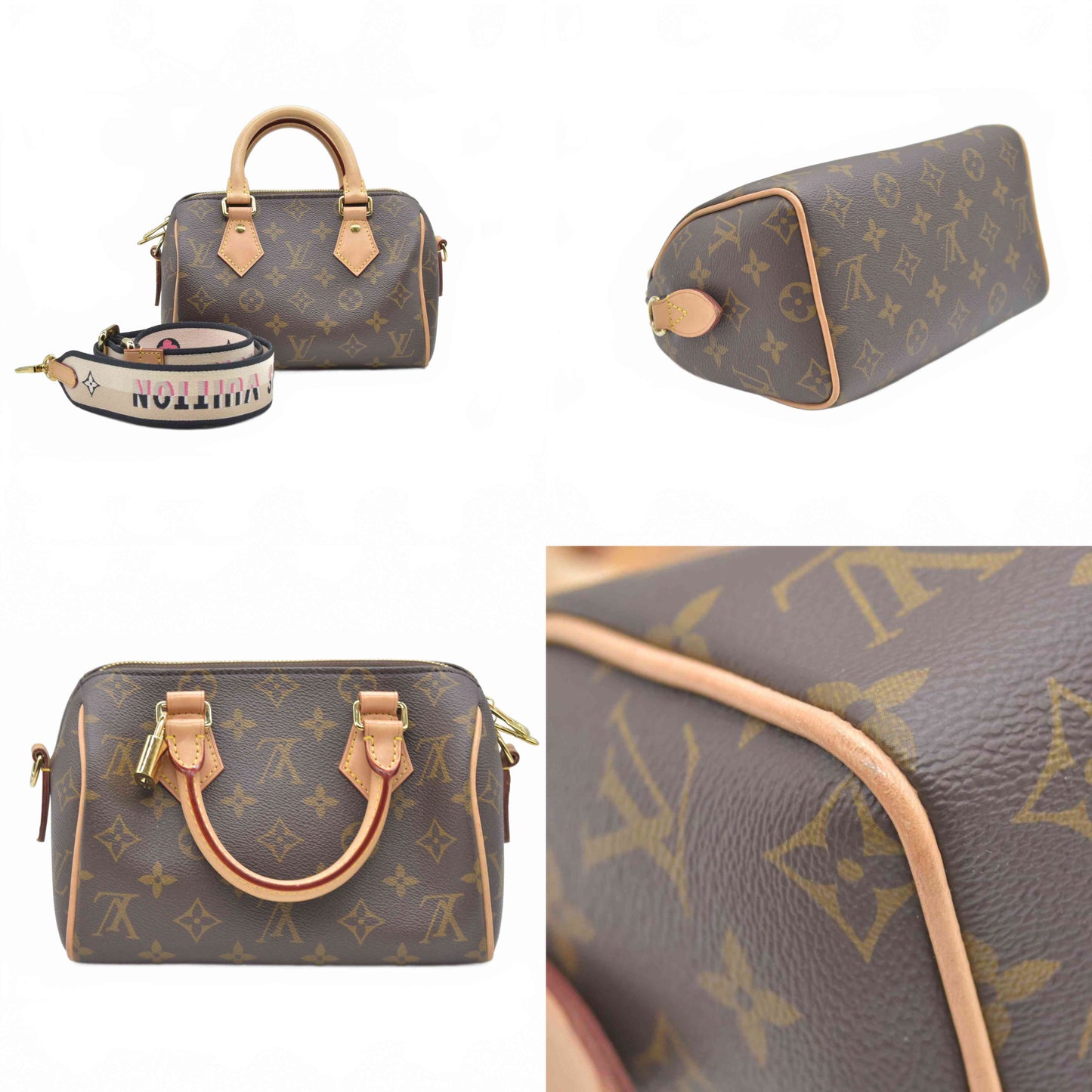 $2260 Louis Vuitton Speedy Bandouliere 20