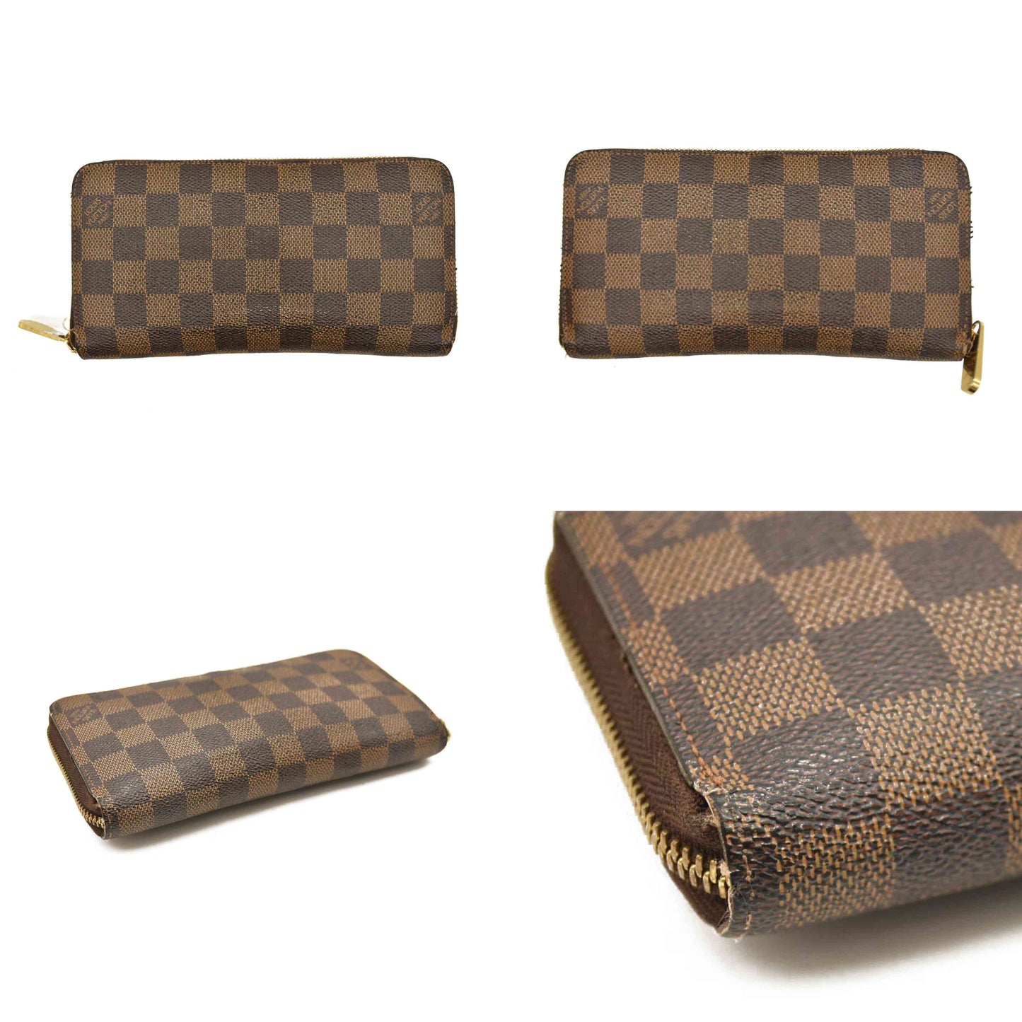 Louis Vuitton  Damier Ebene Zippy Wallet SD1103