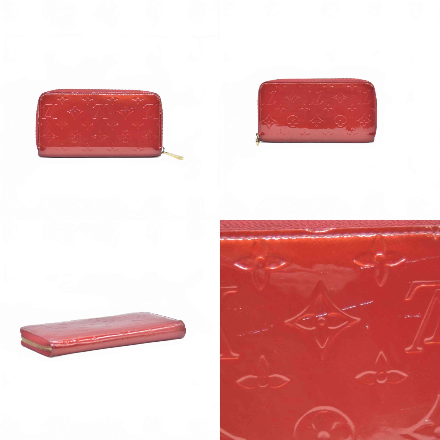 $1030 2000 Louis Vuitton Monogram Vernis Zippy Zip Around Long Wallet CA3100 CONSIGNMENT