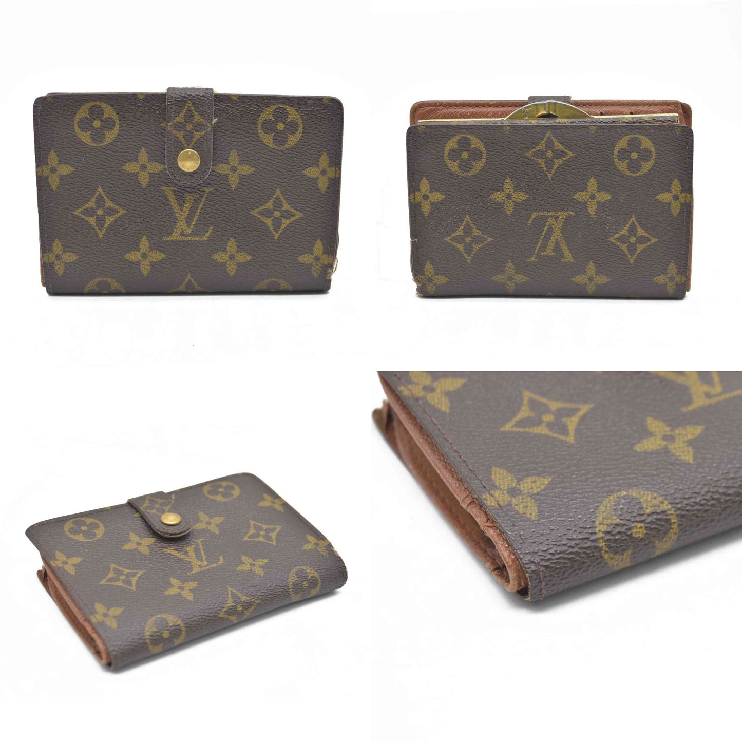 AUCTION $750 Louis Vuitton  Monogram French Purse Wallet