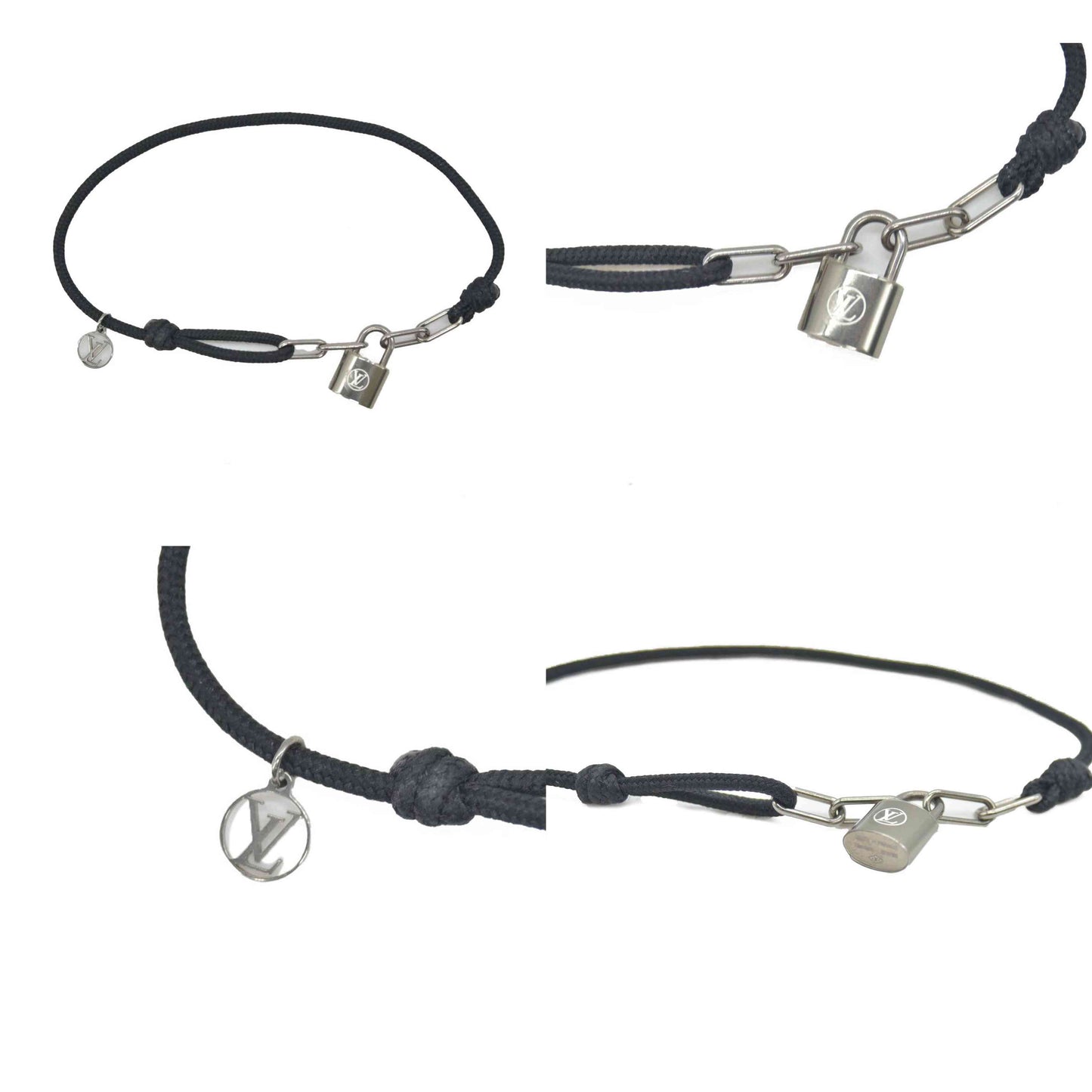 $365 Louis Vuitton x Virgil Abloh Silver Lockit Bracelet CONSIGNMENT