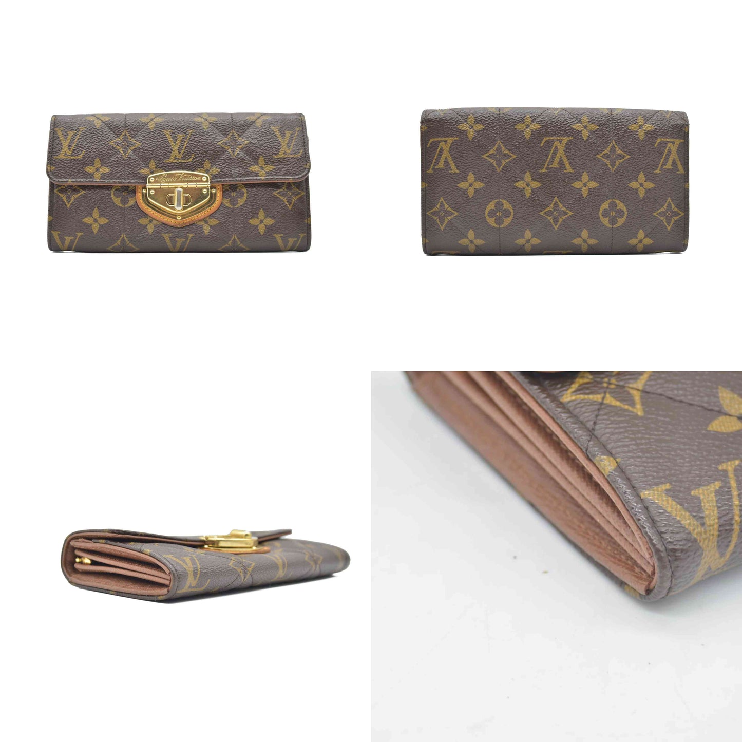 $1060 2011 Louis Vuitton Louis Vuitton Monogram Canvas Etoile Sarah Wallet CONSIGNMENT SP2131