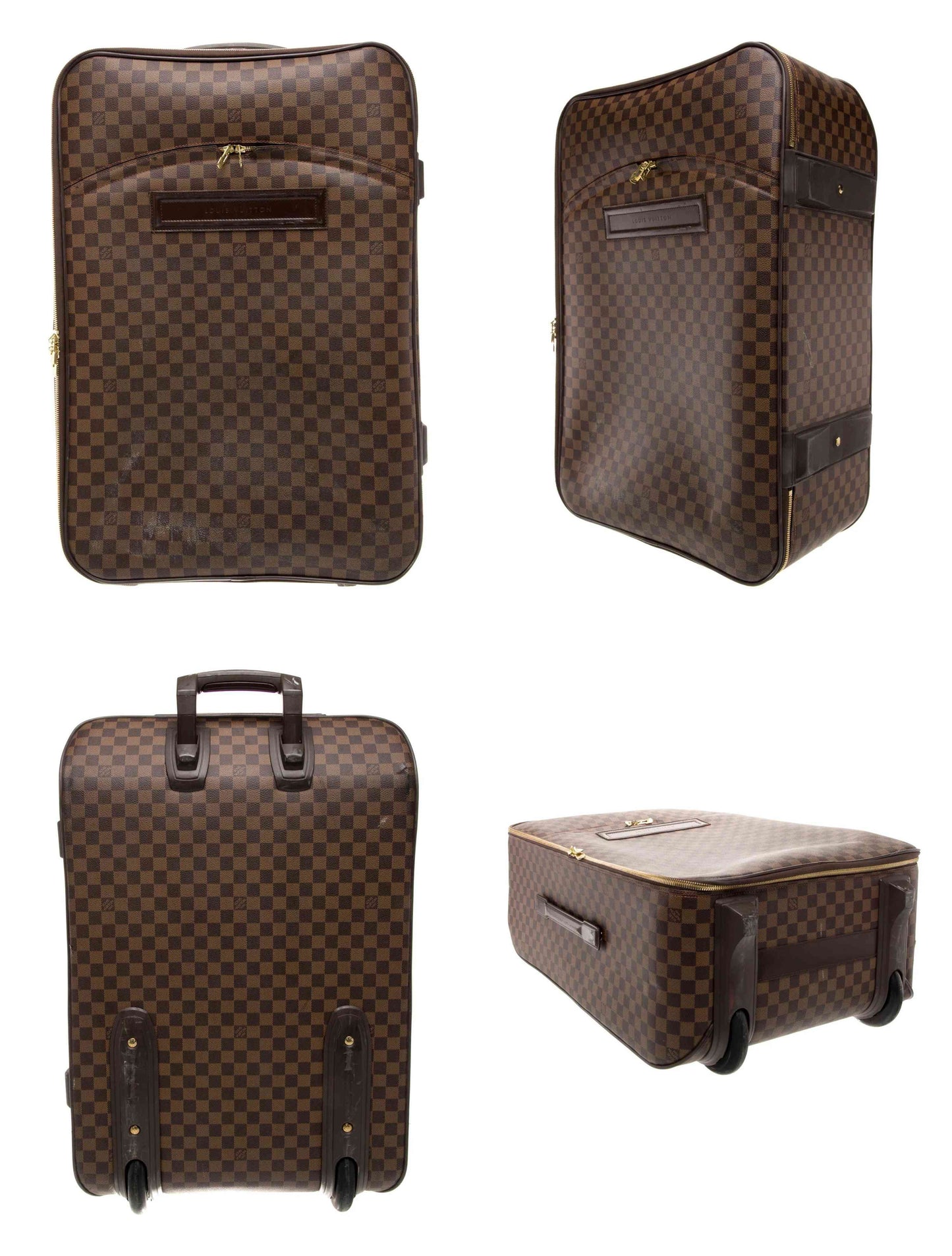 $4500 Louis Vuitton Damier Ebene Pégase 65 Vintage