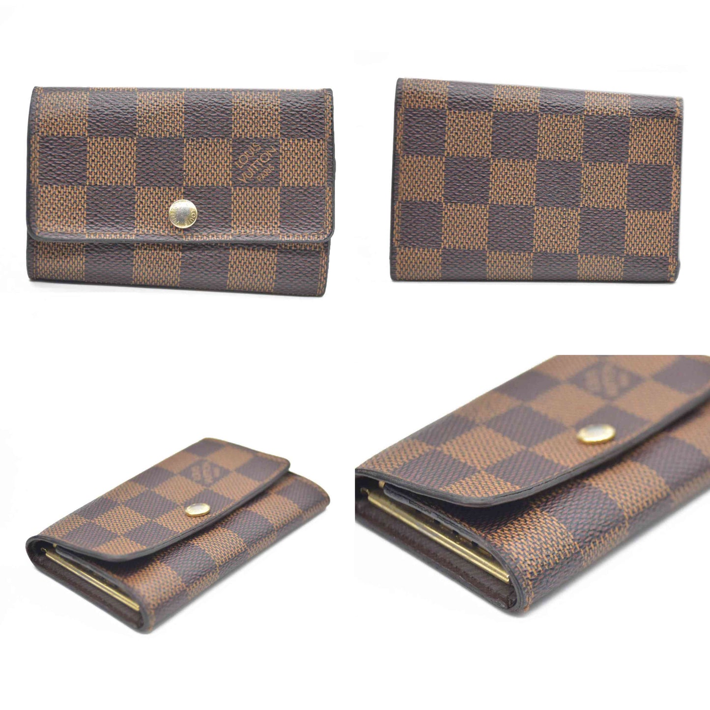 Louis Vuitton Damier Multicles 6 Ring Key Case Brown CT4134