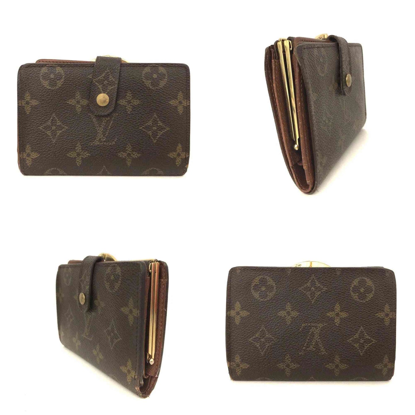 Louis Vuitton Monogram Porte Monnaie Billets Viennois Bifold Wallet MI0032