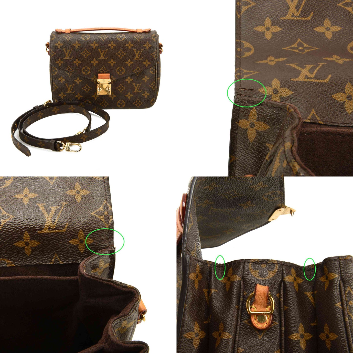 LOUIS VUITTON  Monogram Pochette Metis SR4166