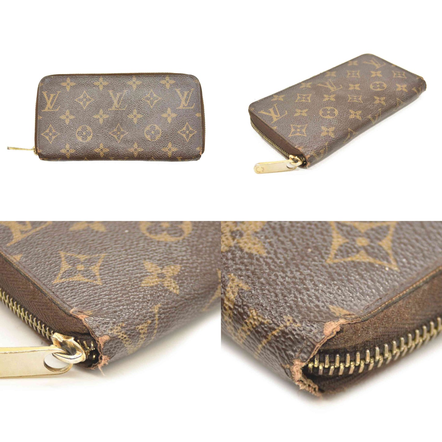 LOUIS VUITTON  Monogram Zippy Wallet CA2039