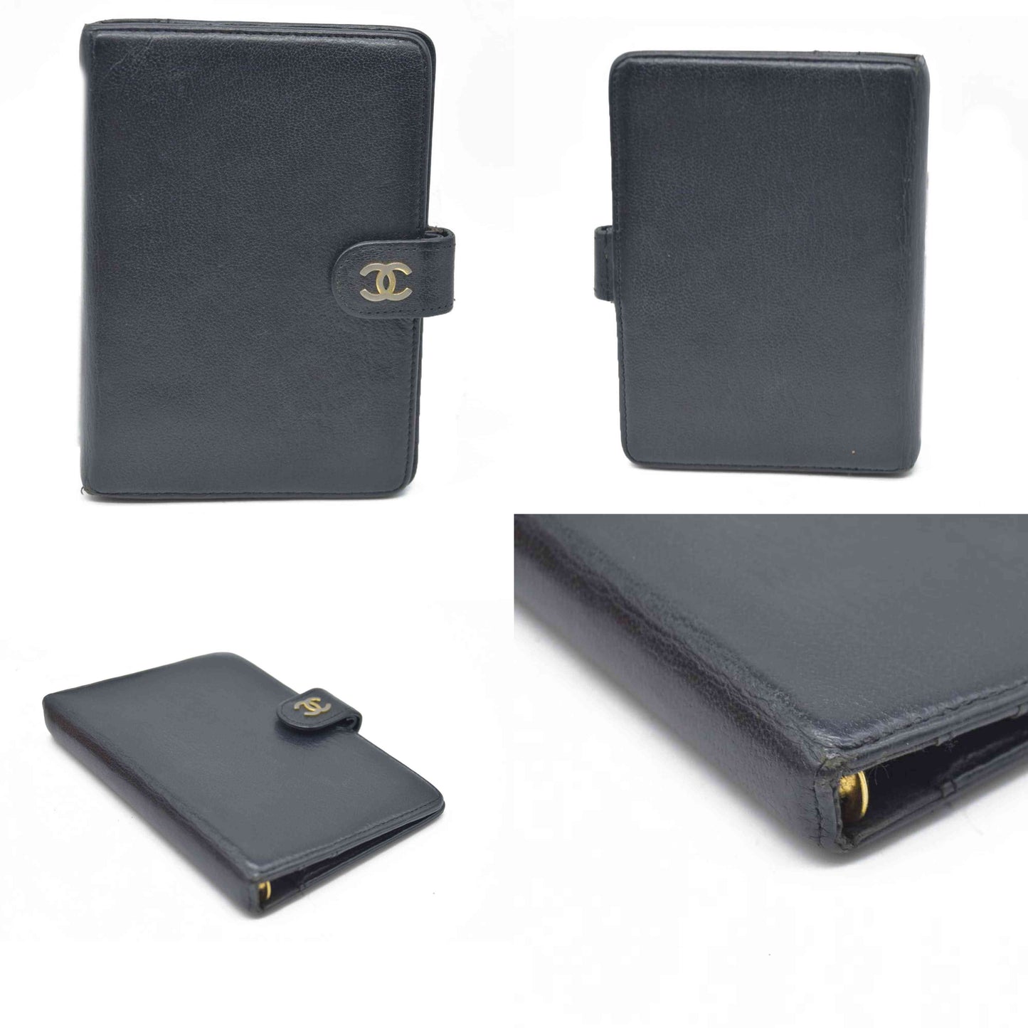 CHANEL CC  Leather Agenda Planner Notebook Cover