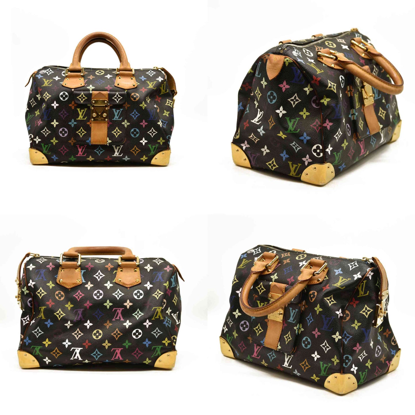 Louis Vuitton Muakami Multicolor Speedy 30 Black SP0016