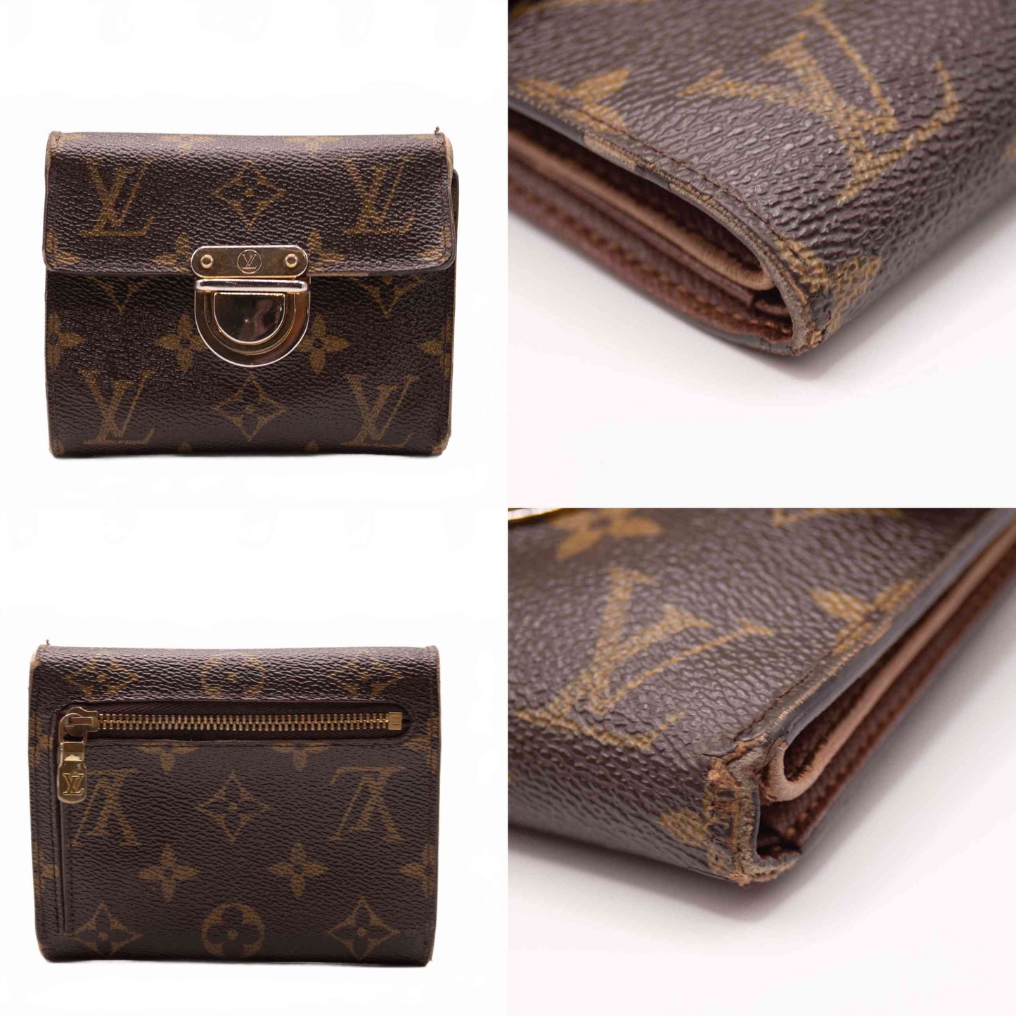 $705 2005 Louis Vuitton Monogram Koala Compact Wallet TH0065