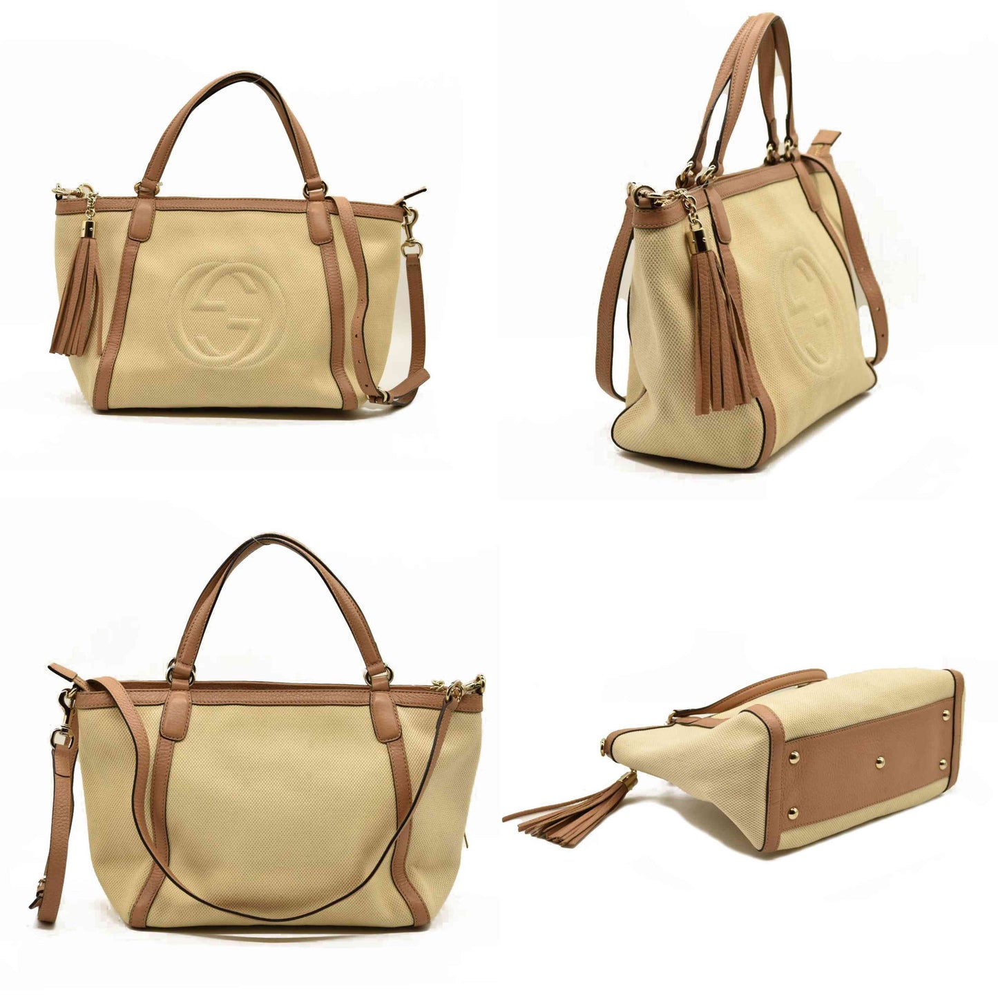 GUCCI  Soho Convertible Top Hnalde bag Canvas