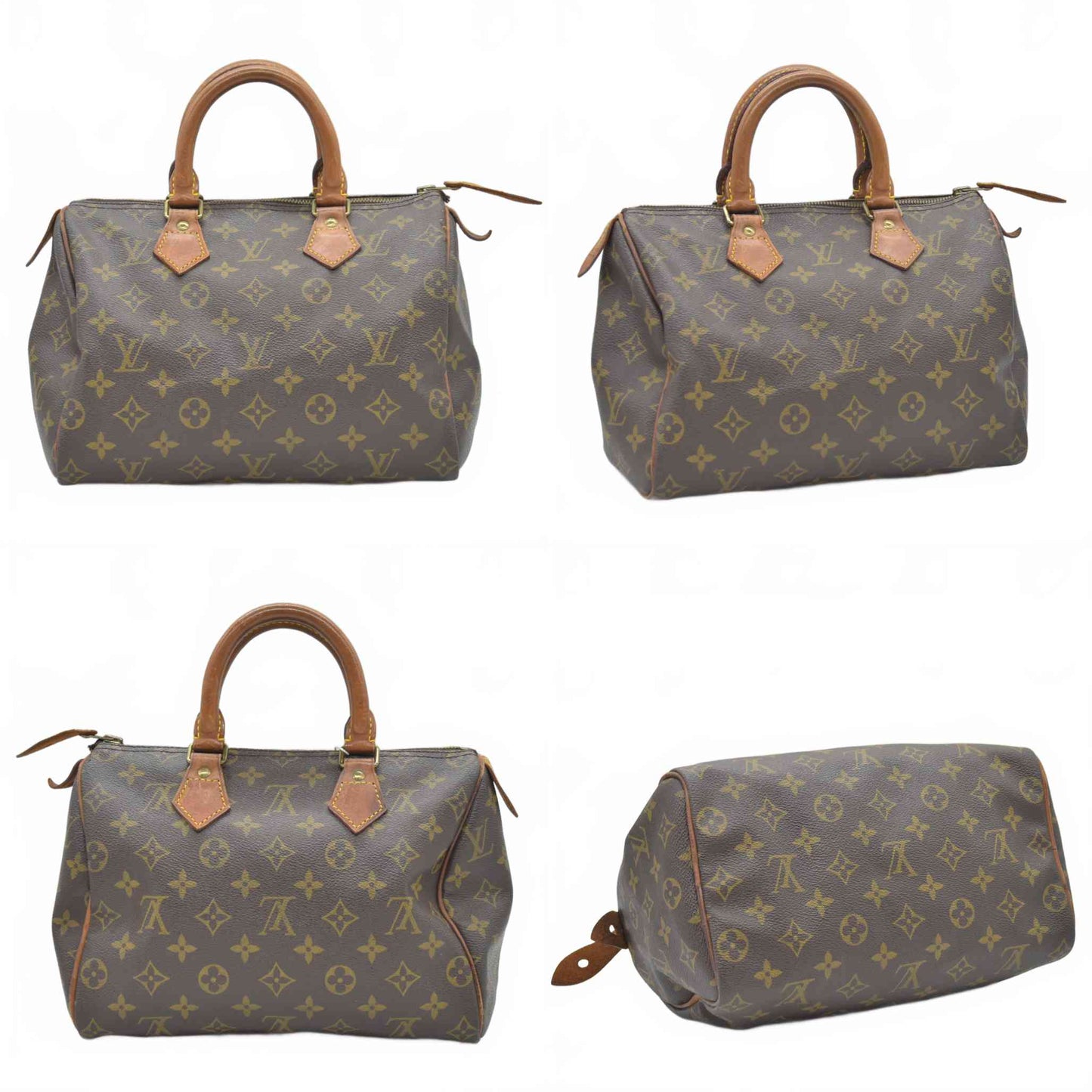 $1490 1987 Louis Vuitton Monogram Speedy 25 MI872