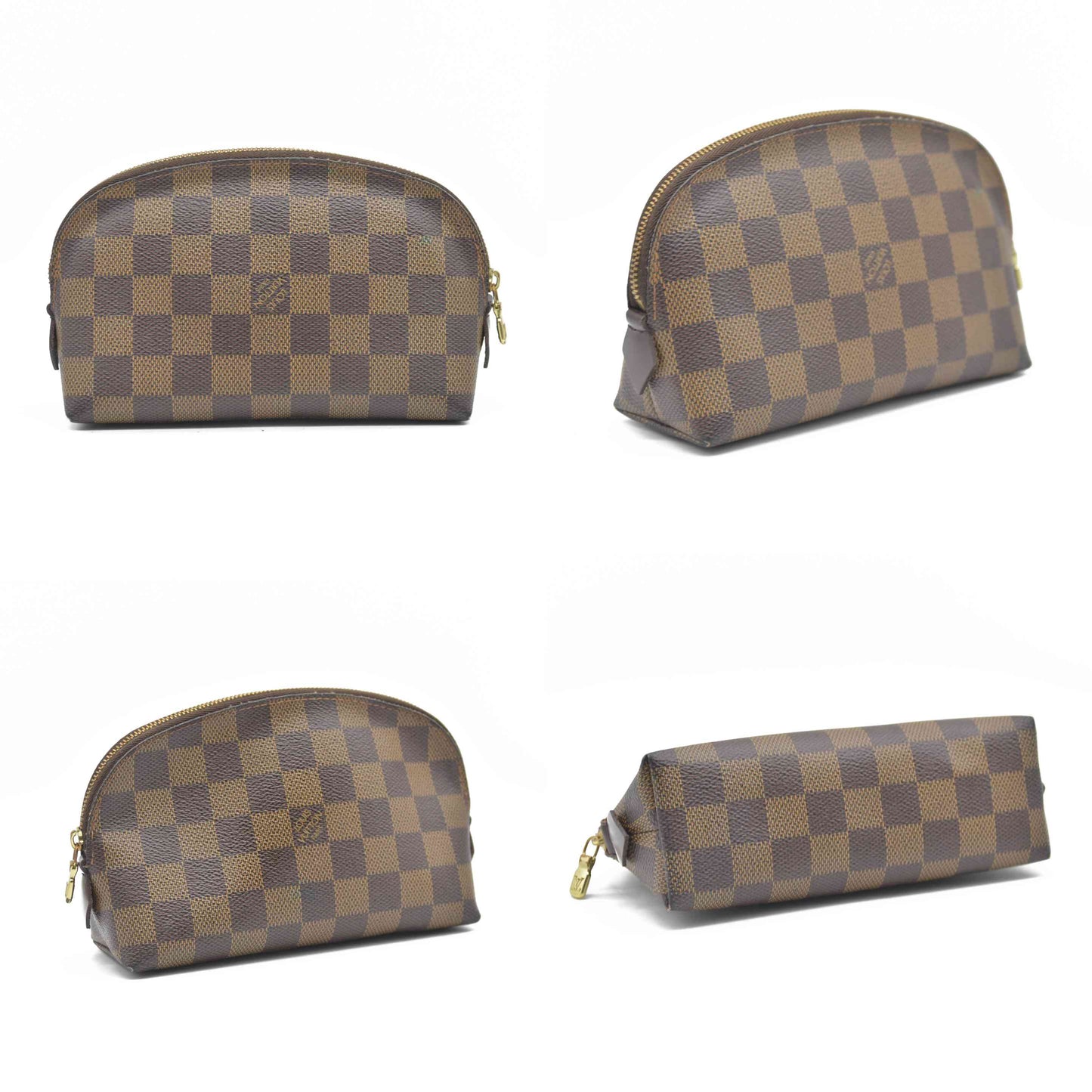 CONSIGNMENT AUCTION $600 Louis Vuitton  Damier Ebene Cosmetic Pouch